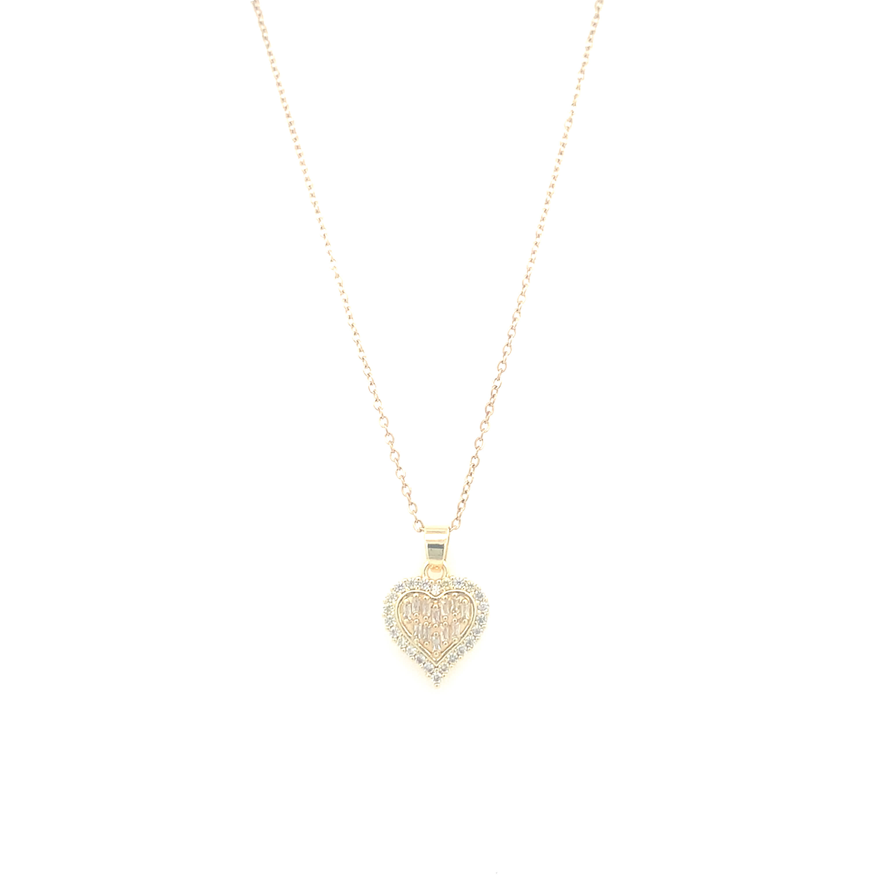 Elegancki naszyjnik w kształcie serca