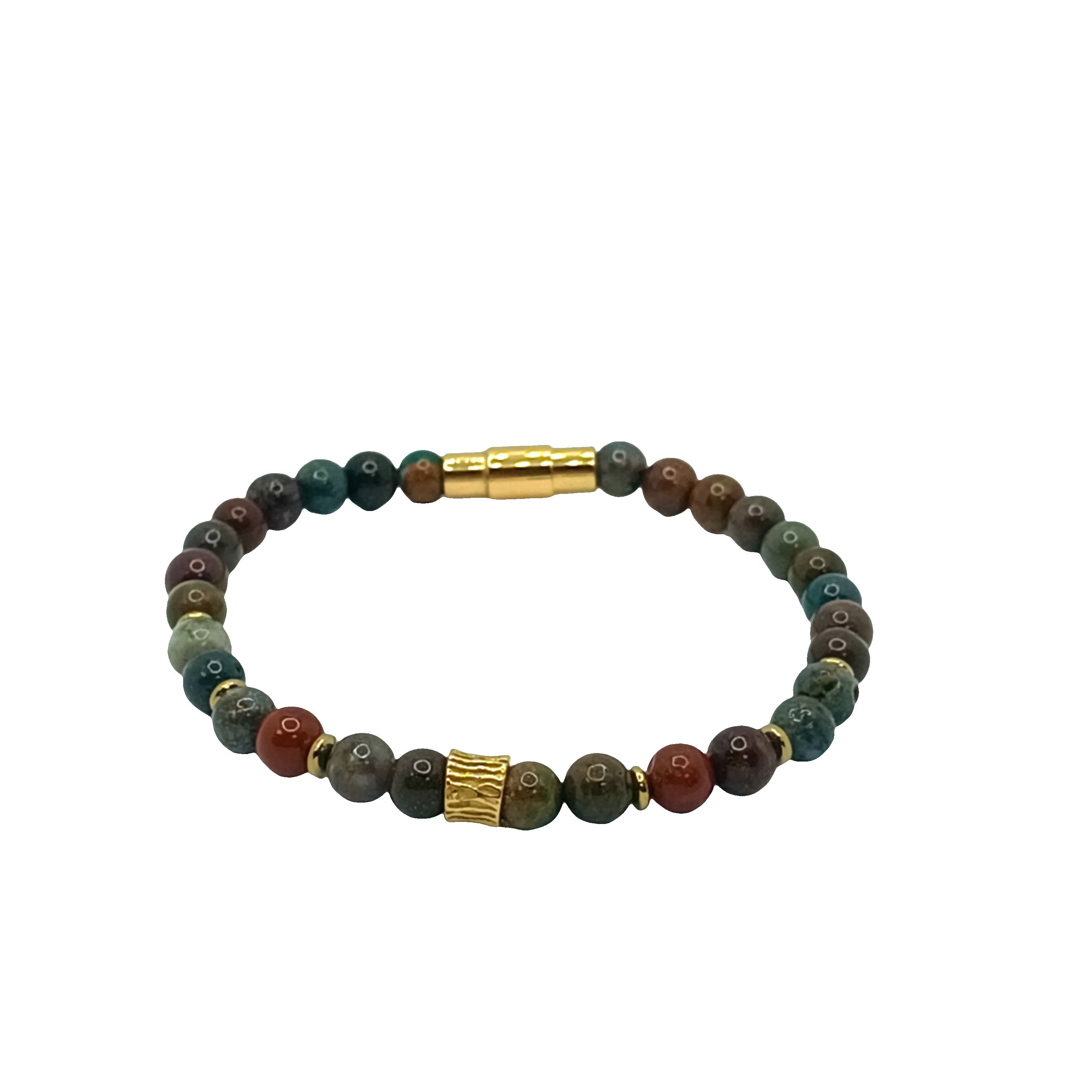 Bransoletka z koralików z agatu