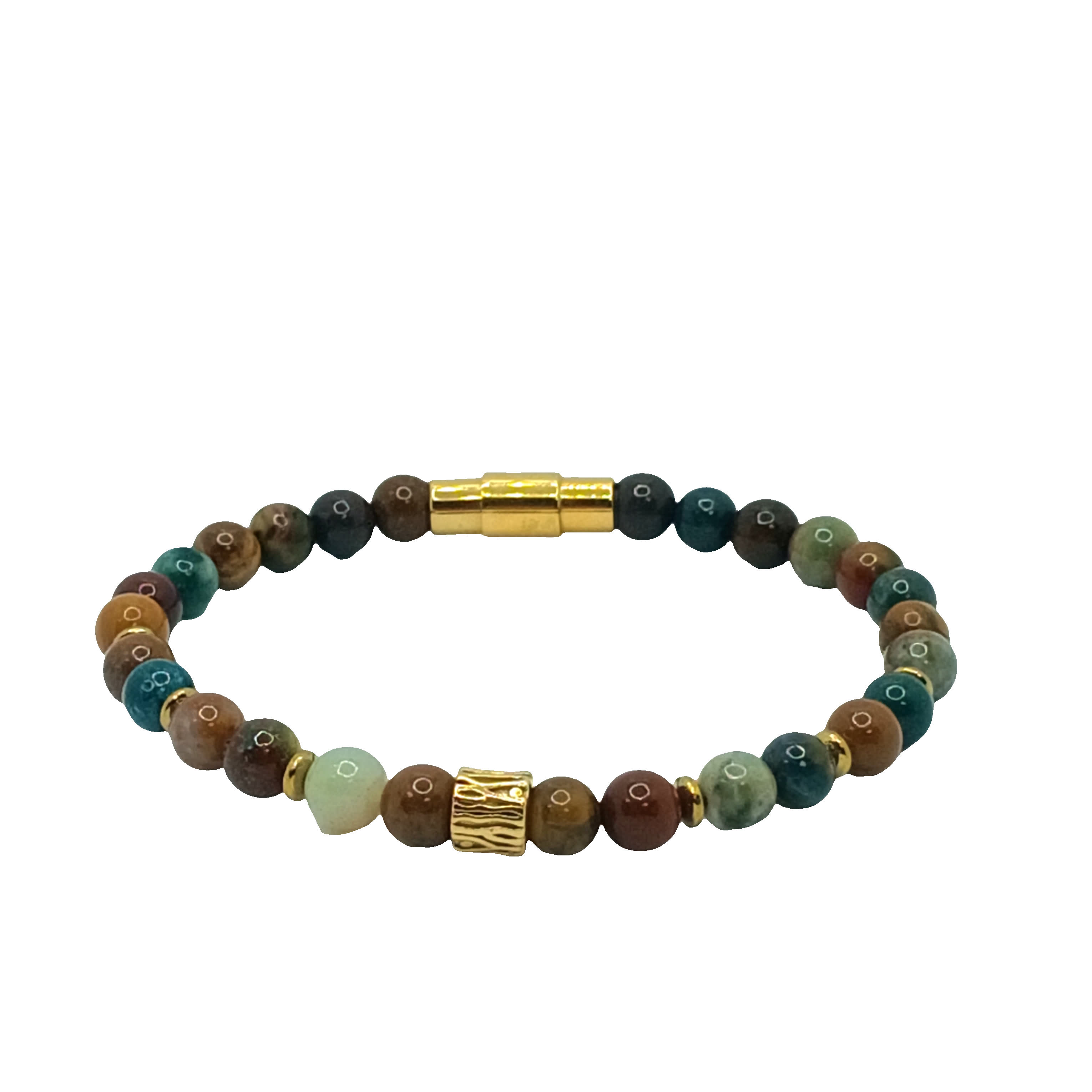 Bransoletka z koralików agatowych