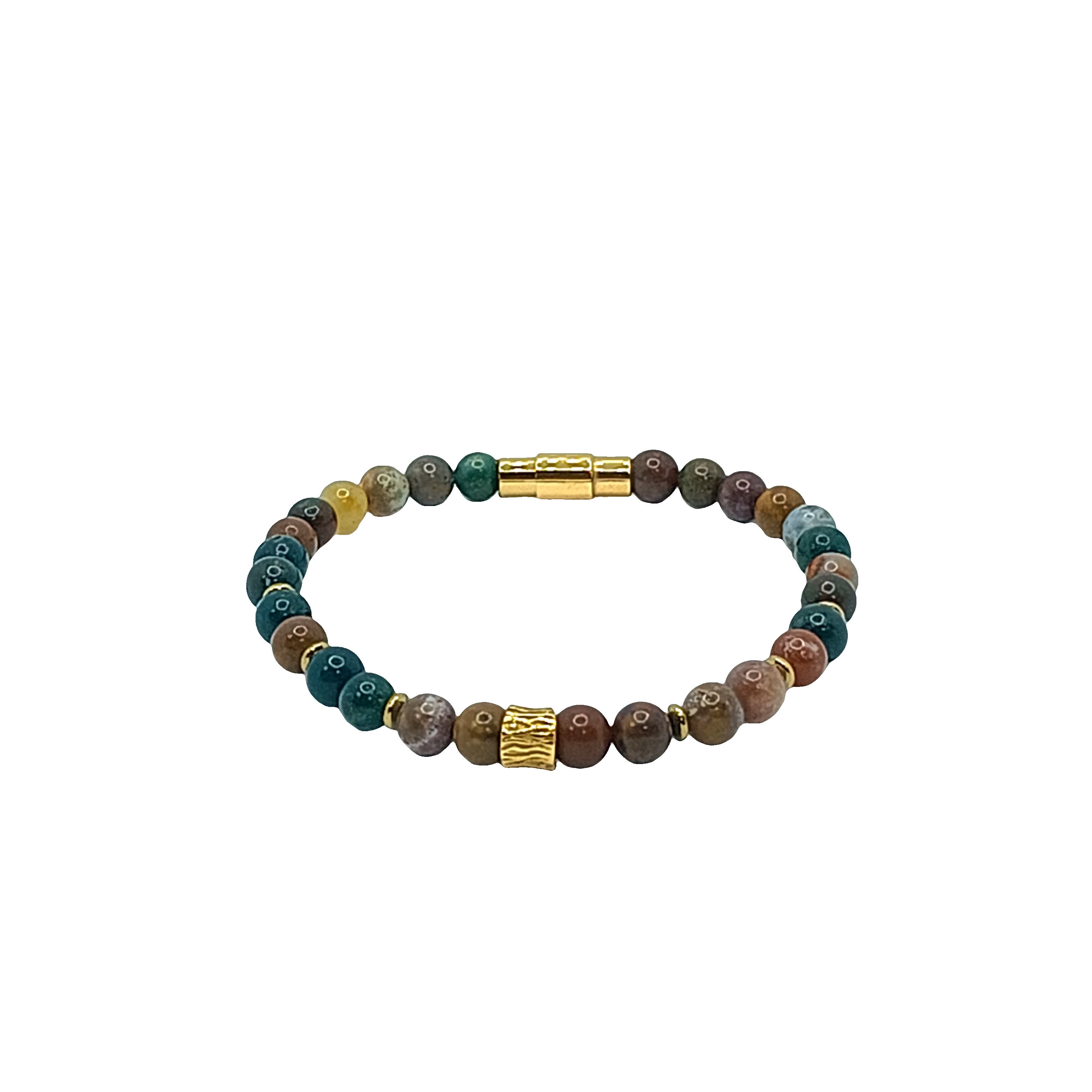 Elegancka bransoletka z koralików agatowych