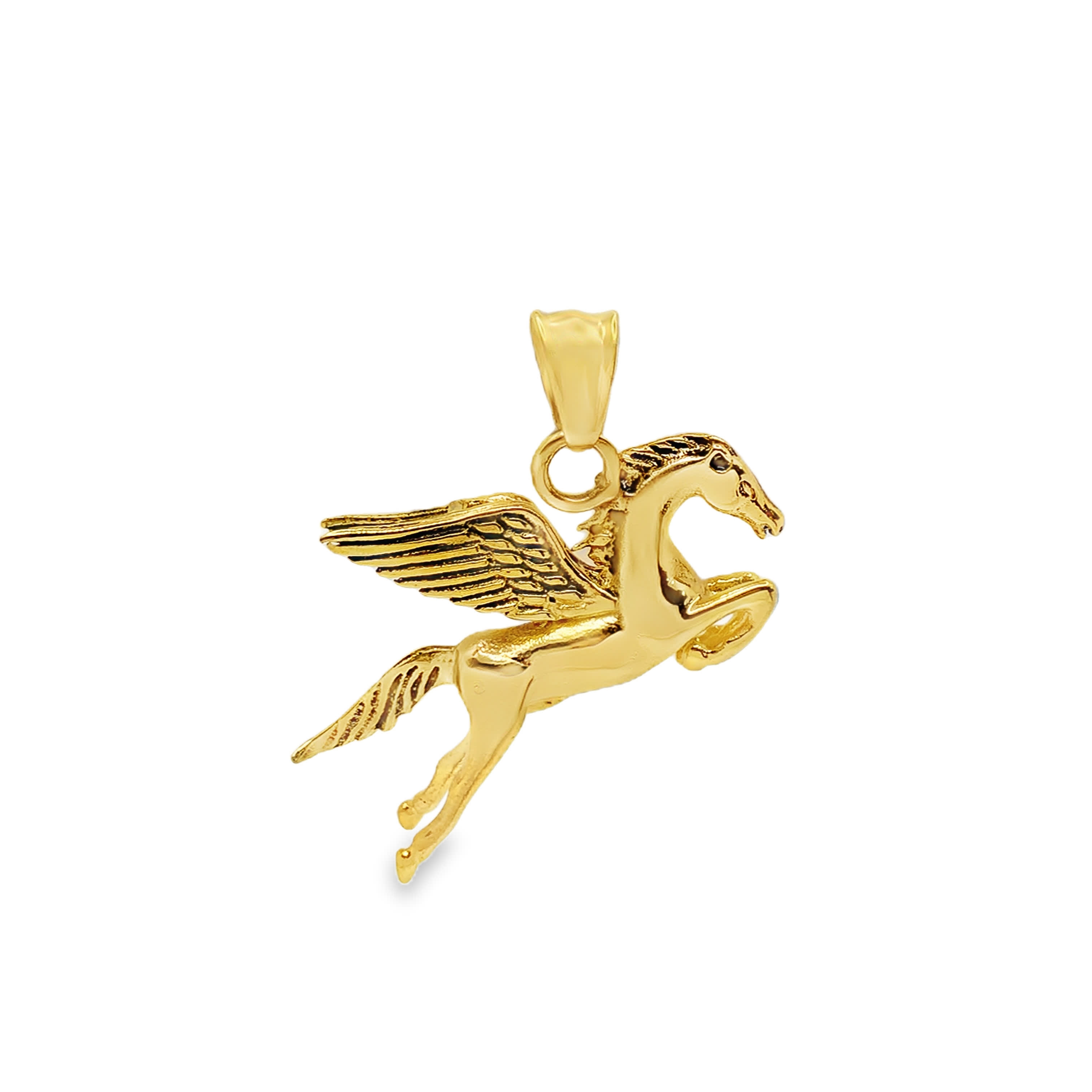 Elegancki wisiorek w kształcie uskrzydlonego konia