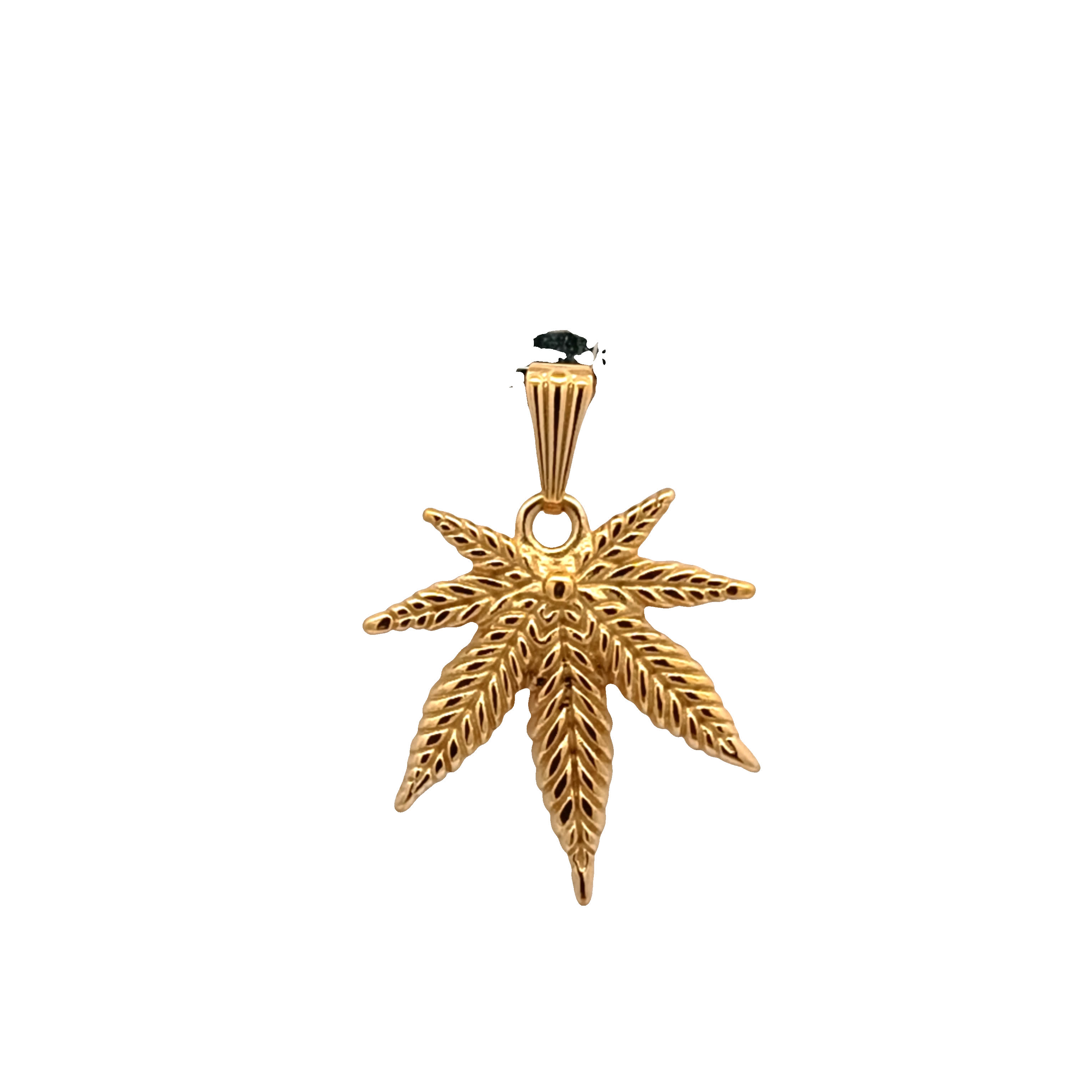 Wisiorek Złocony Liść