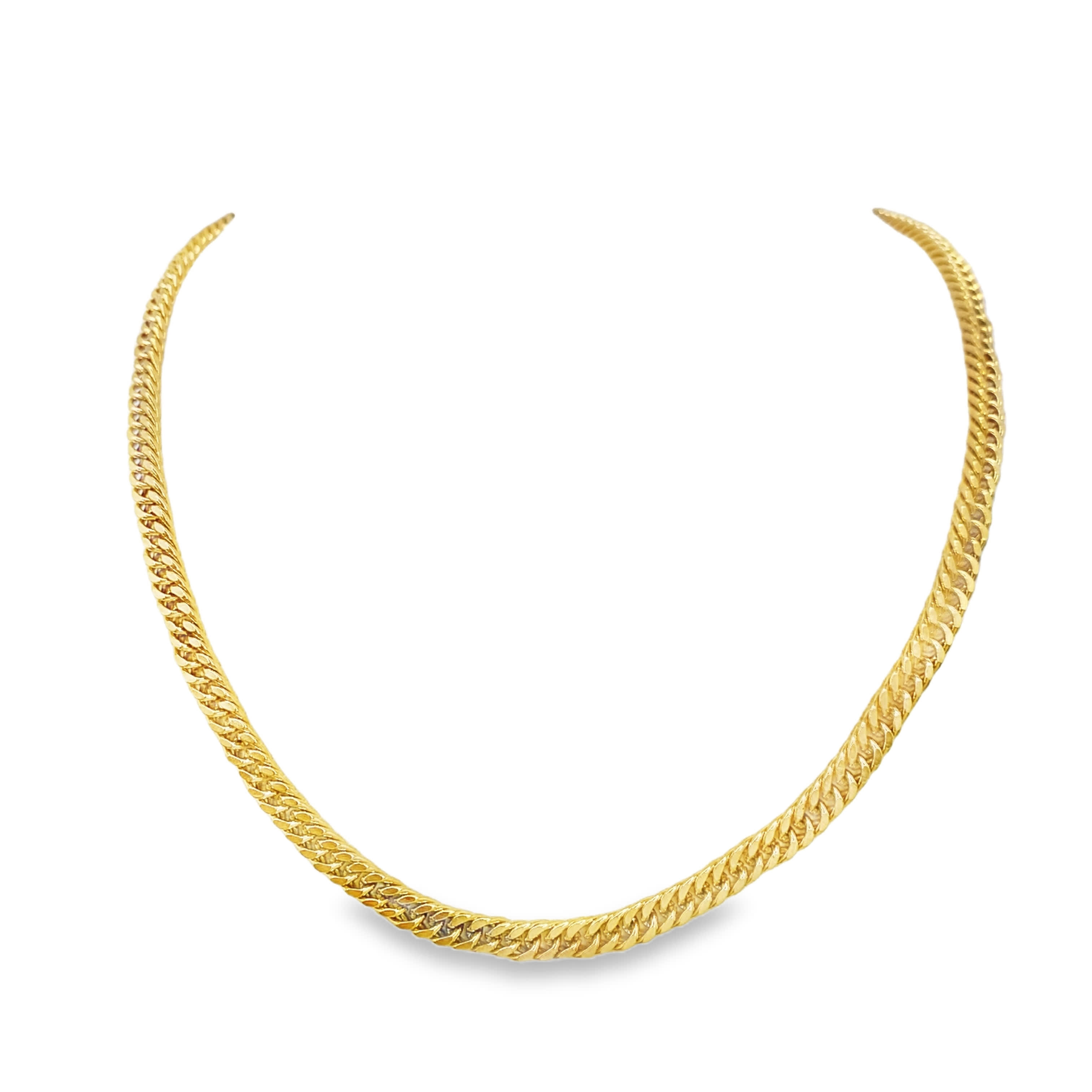 Klasyczny naszyjnik ze złoconej stali