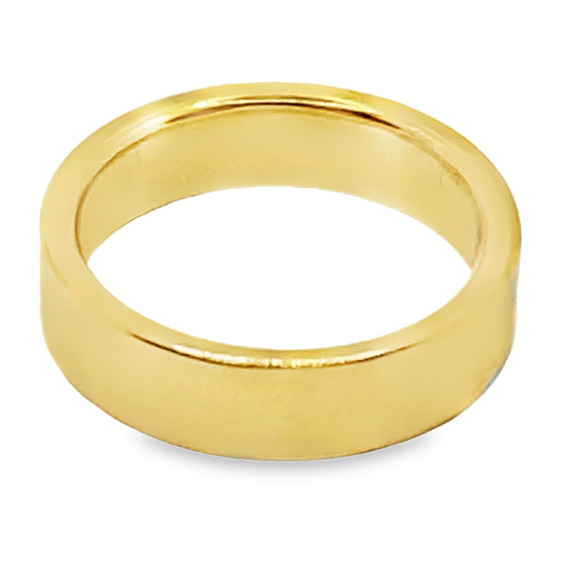 Klasyczna obrączka pozłacana 18k