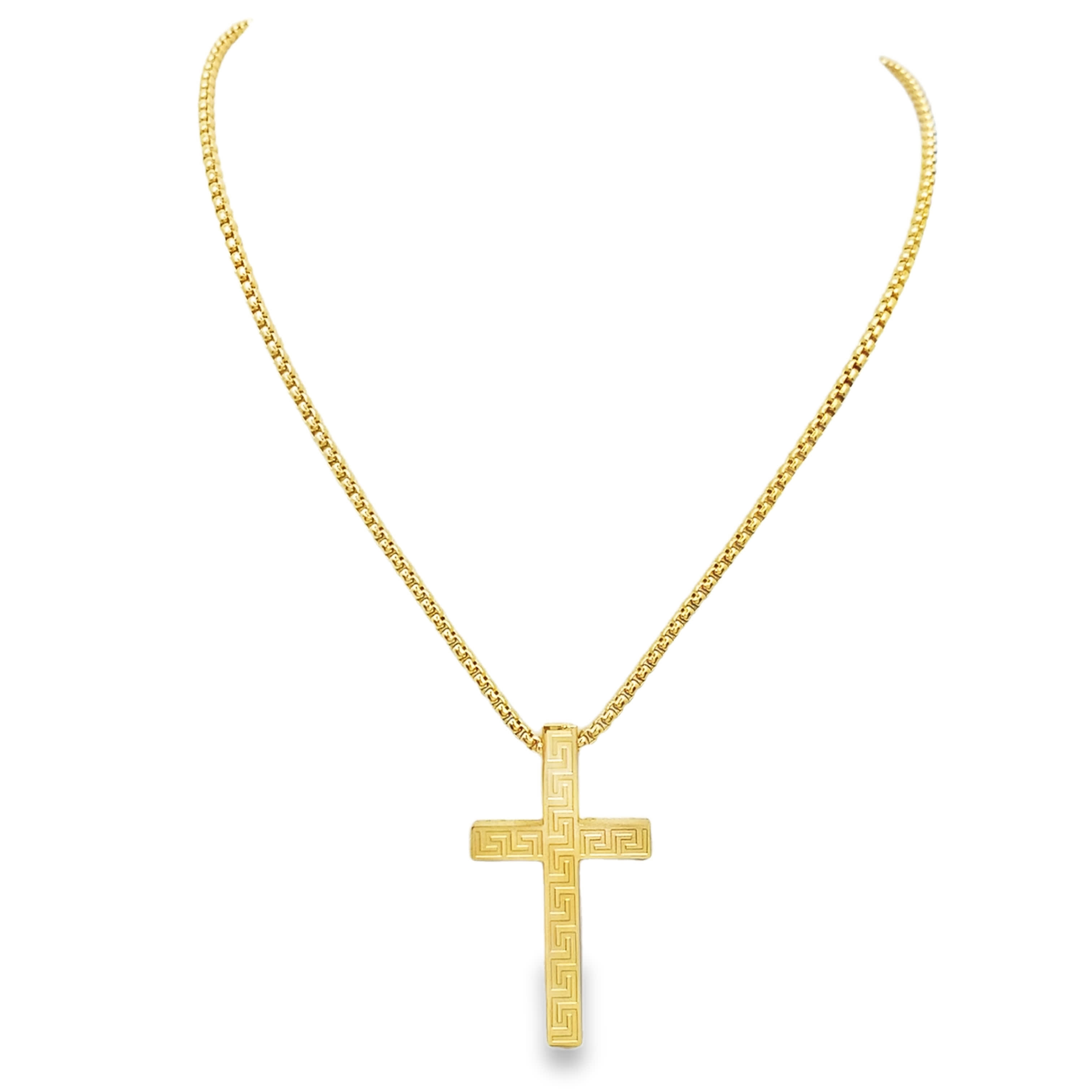 Elegancki złocony naszyjnik