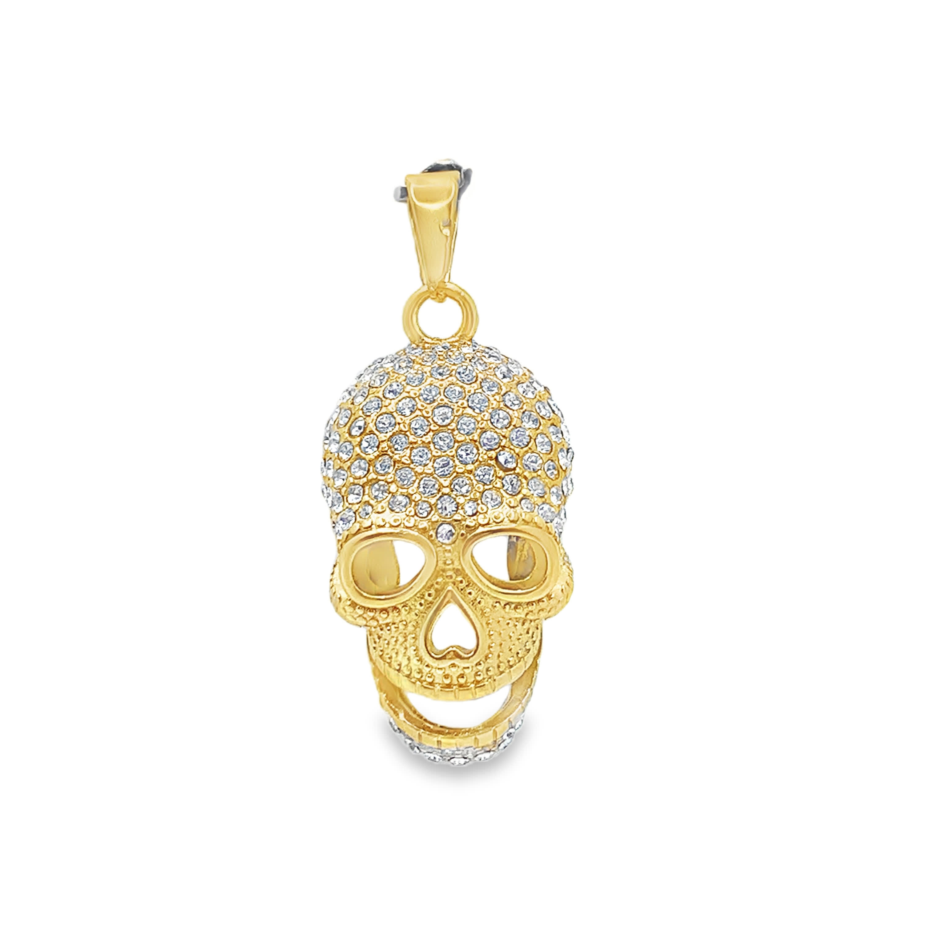 Wisiorek ze złoconej stali