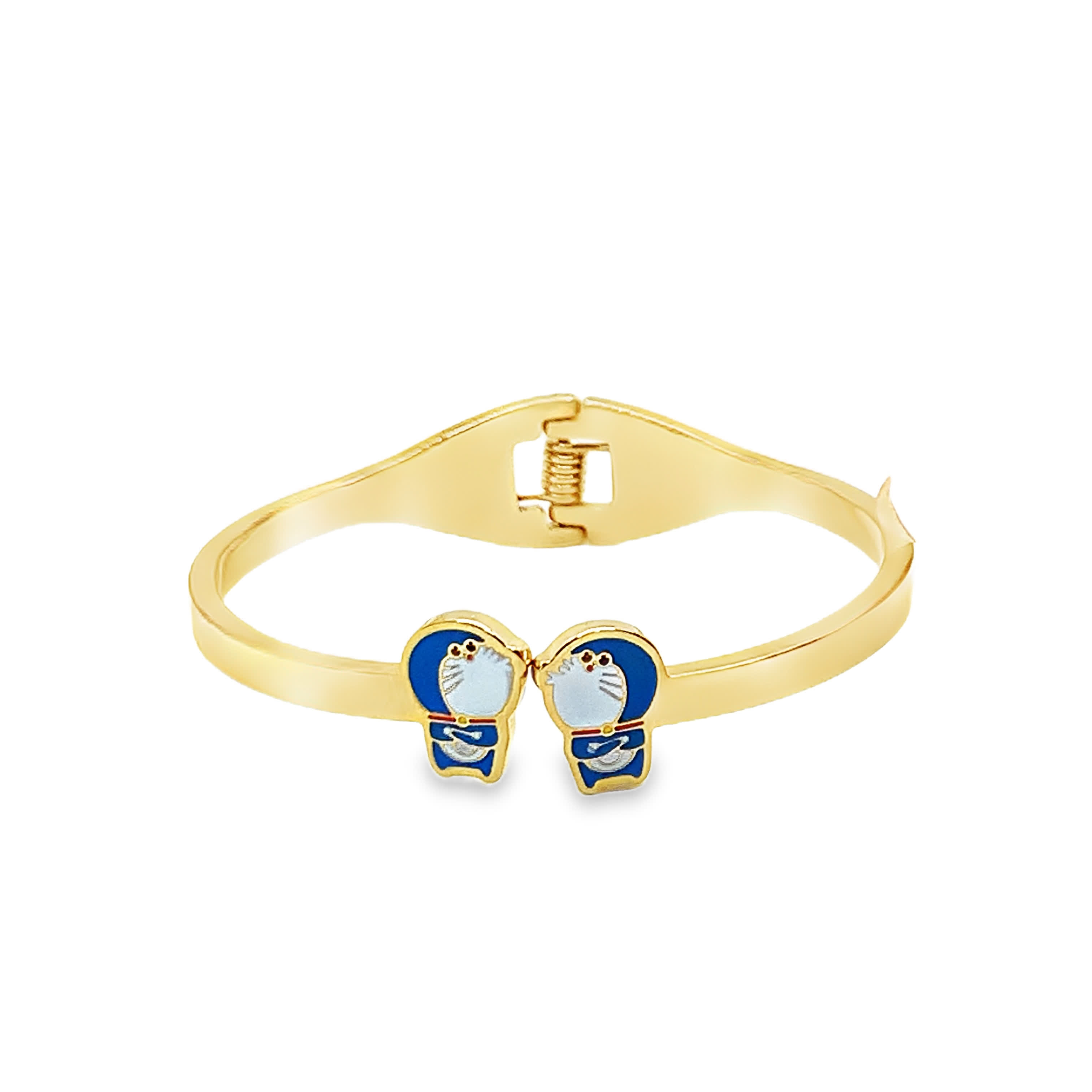Bransoletka z żółtego złota z motywem Doraemona
