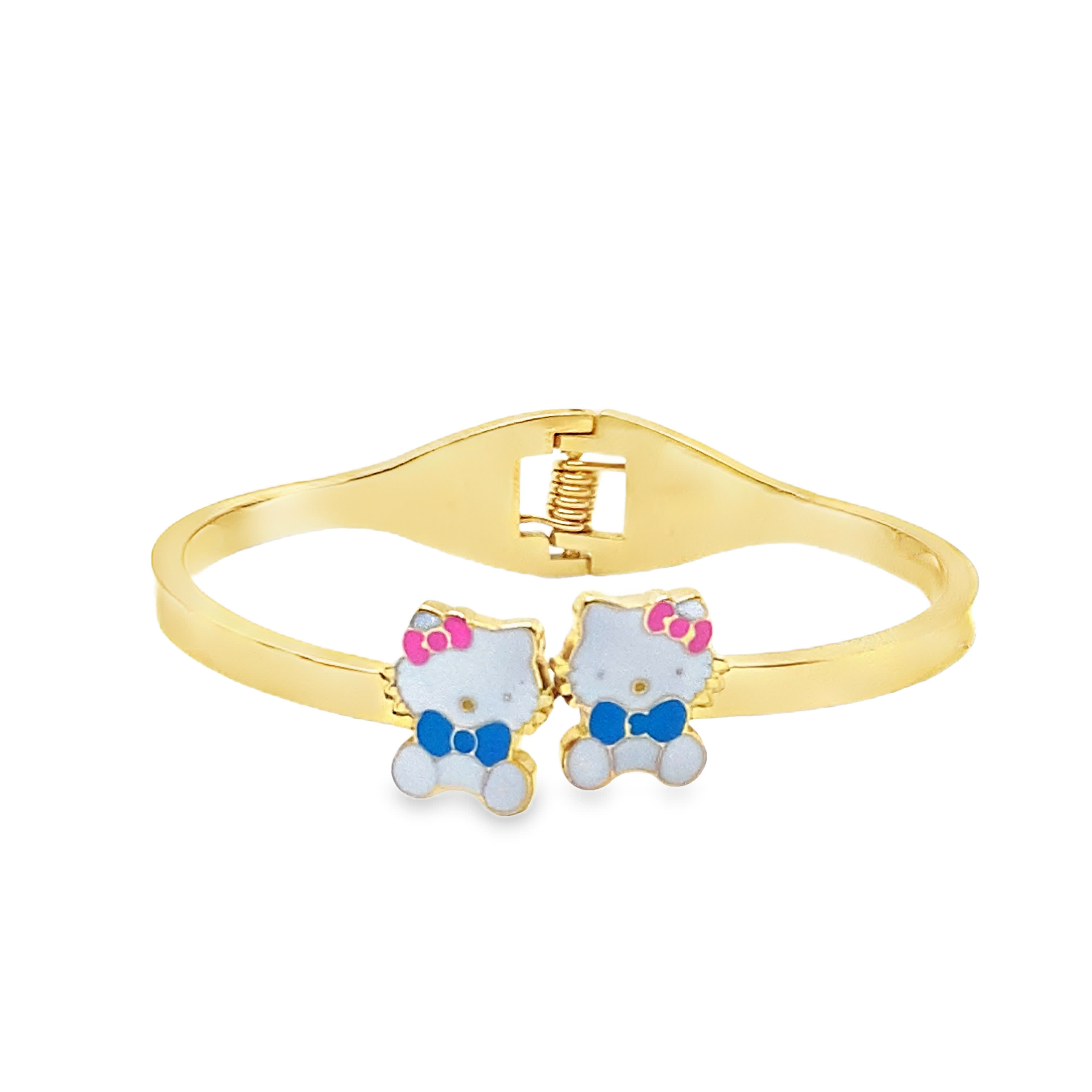 Bransoletka Hello Kitty z żółtego złota