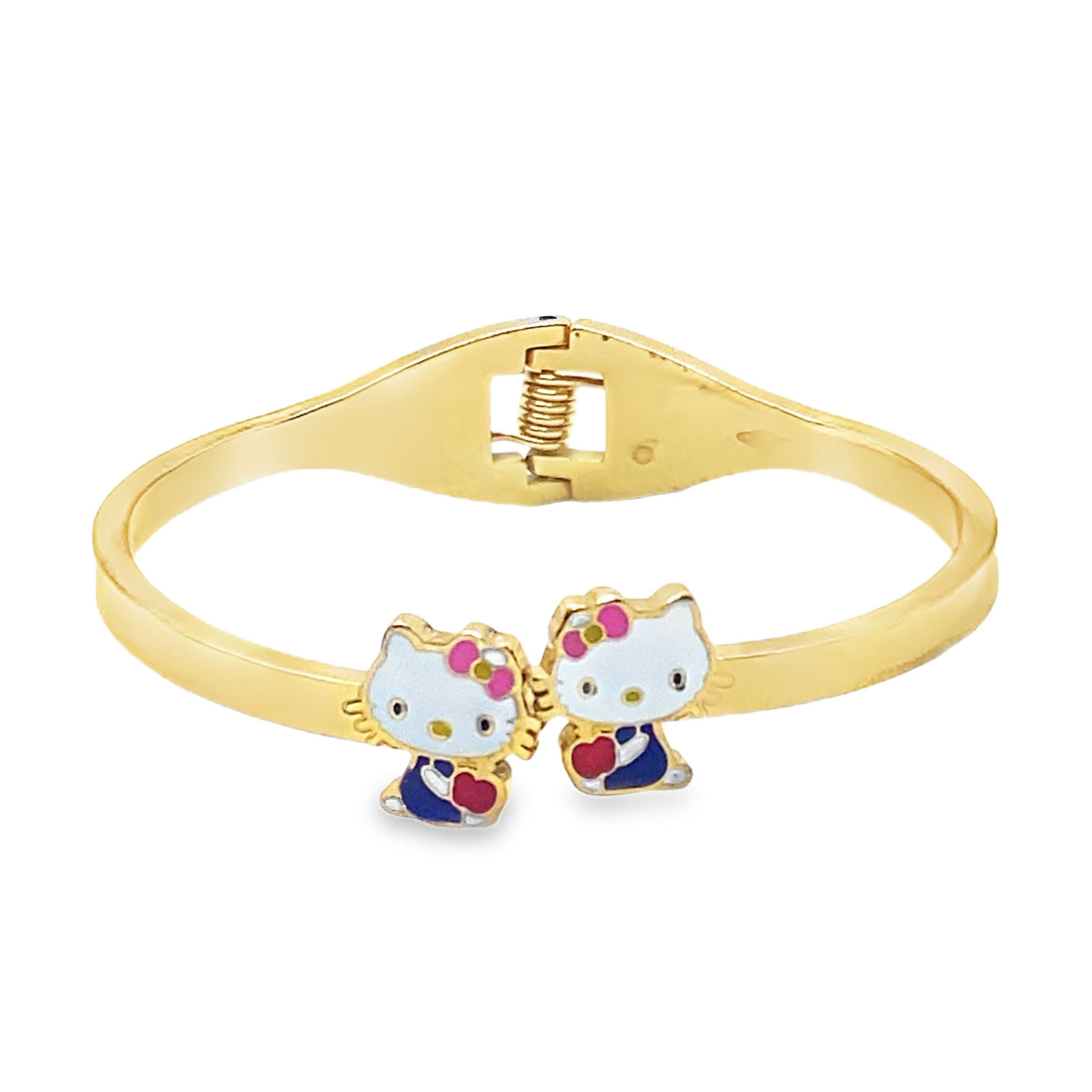 Bransoletka Hello Kitty z żółtego złota