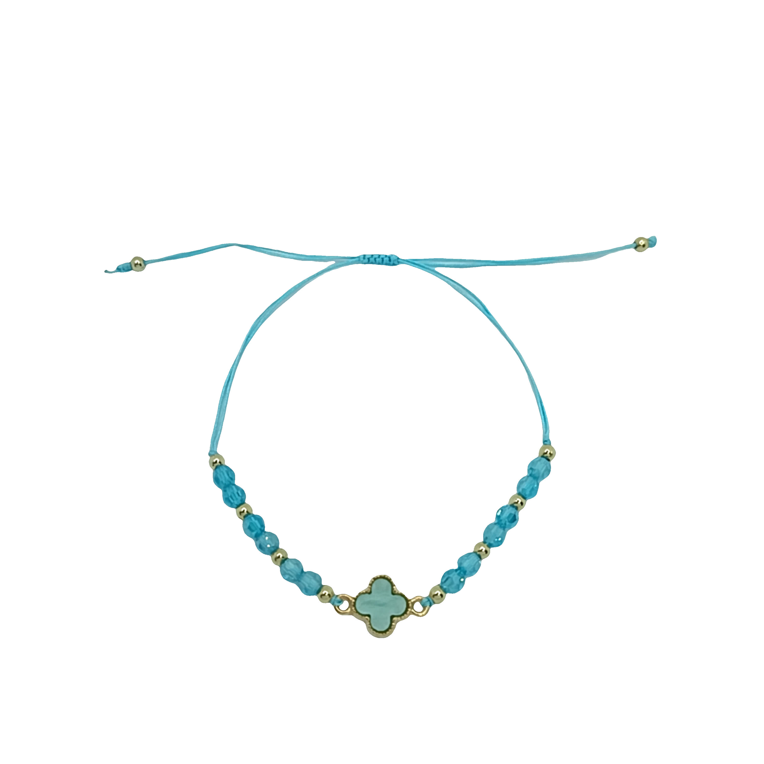 Bransoletka z koralików kryształowych