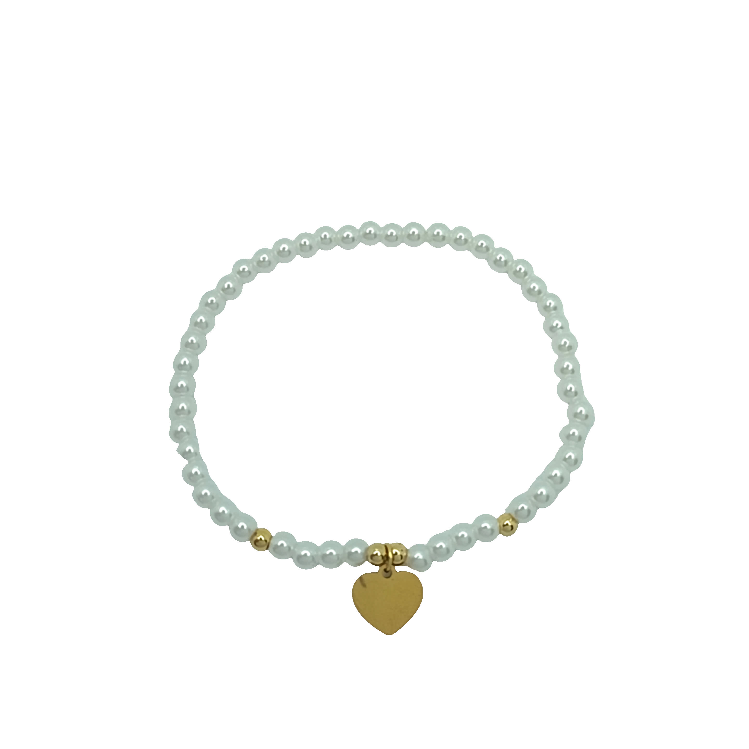 Bransoletka z pereł i koralików z zawieszką