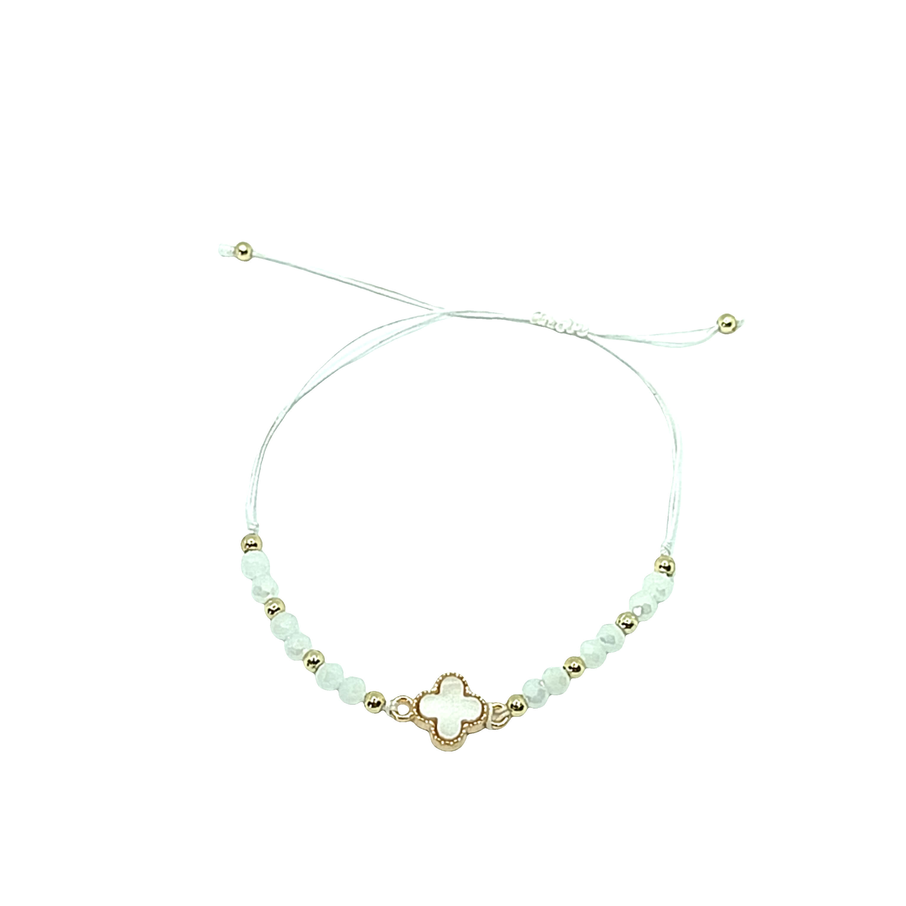 Elegancka bransoletka z koralików kwarcowych