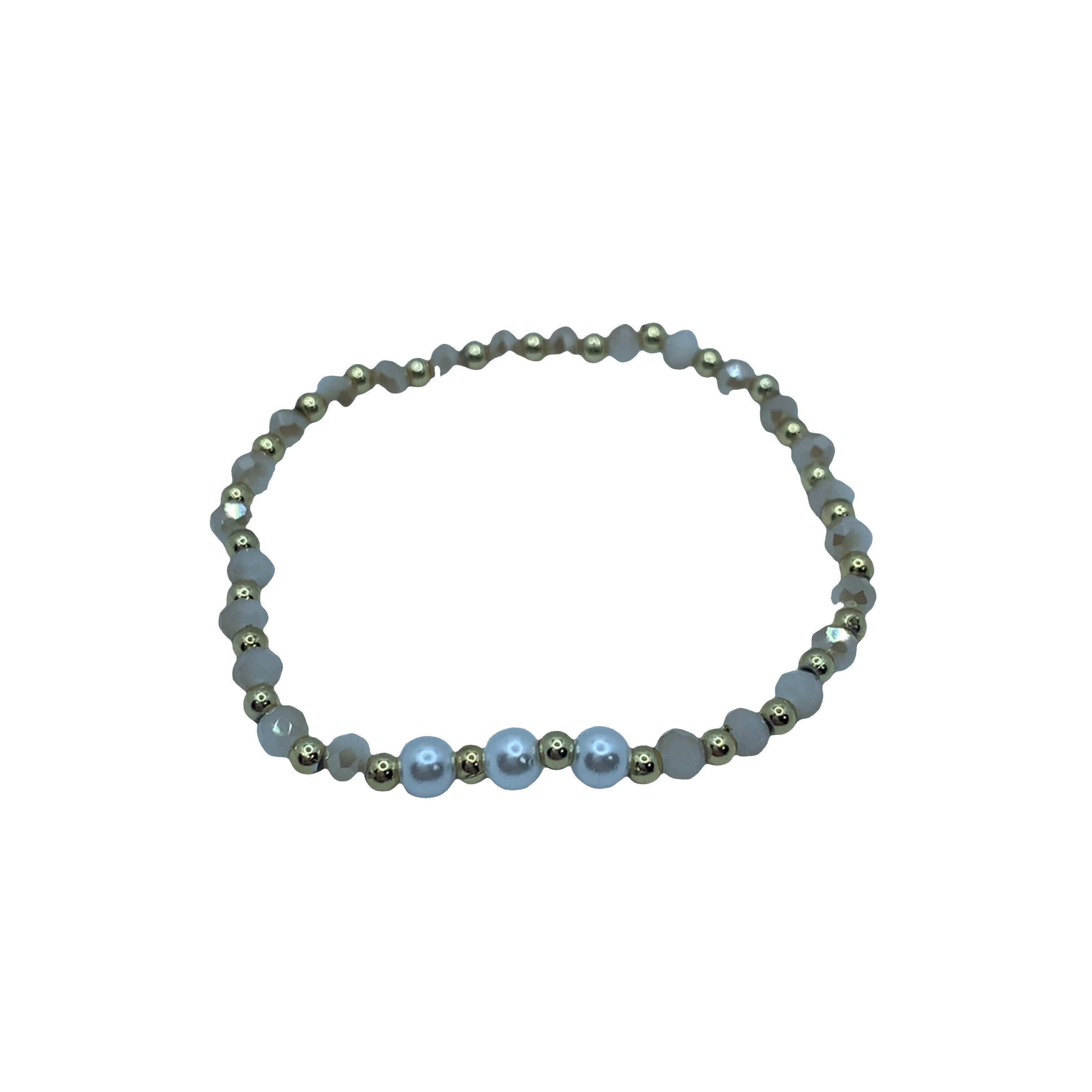 Elegancka bransoletka z pereł i koralików