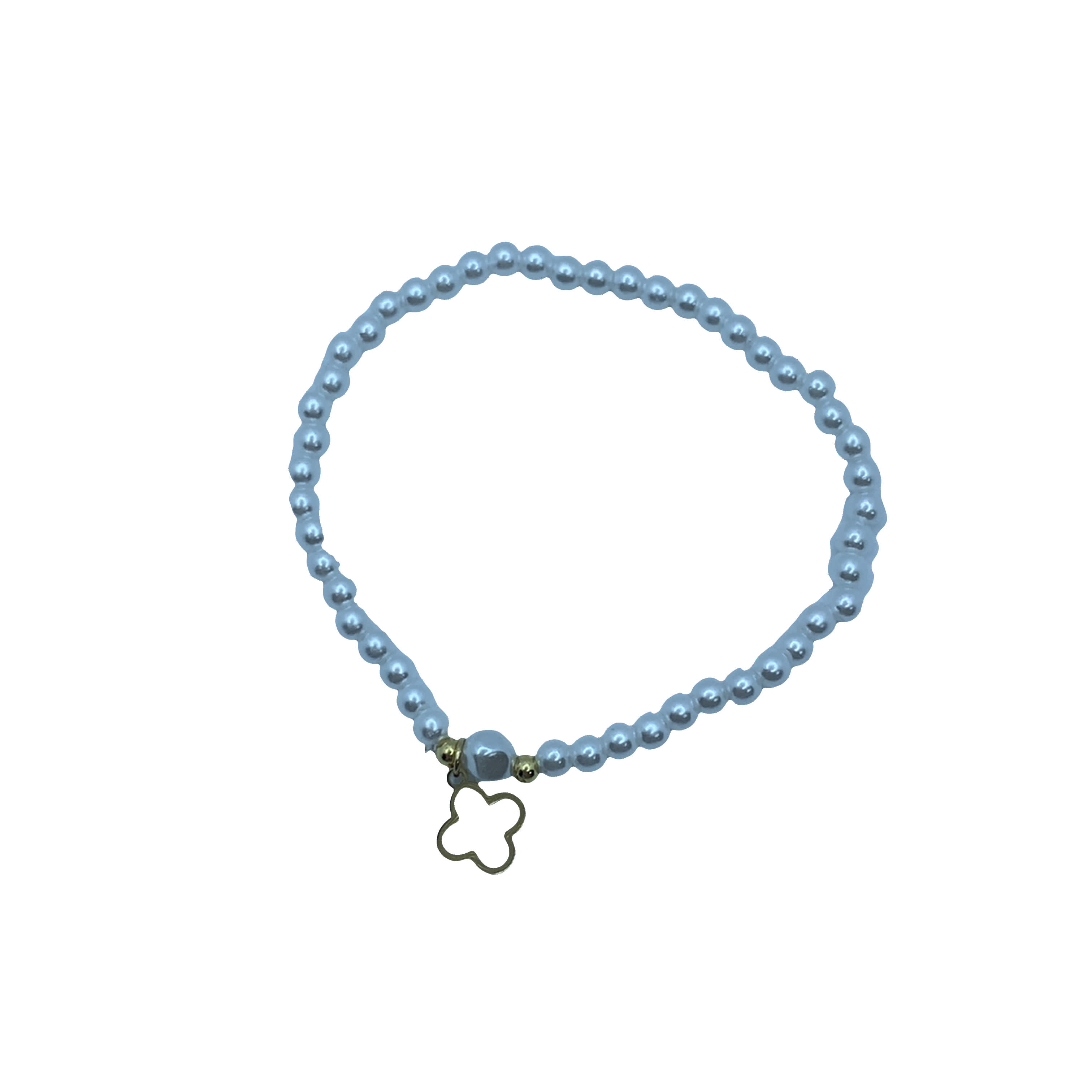 Elegancka bransoletka z pereł z koralikami