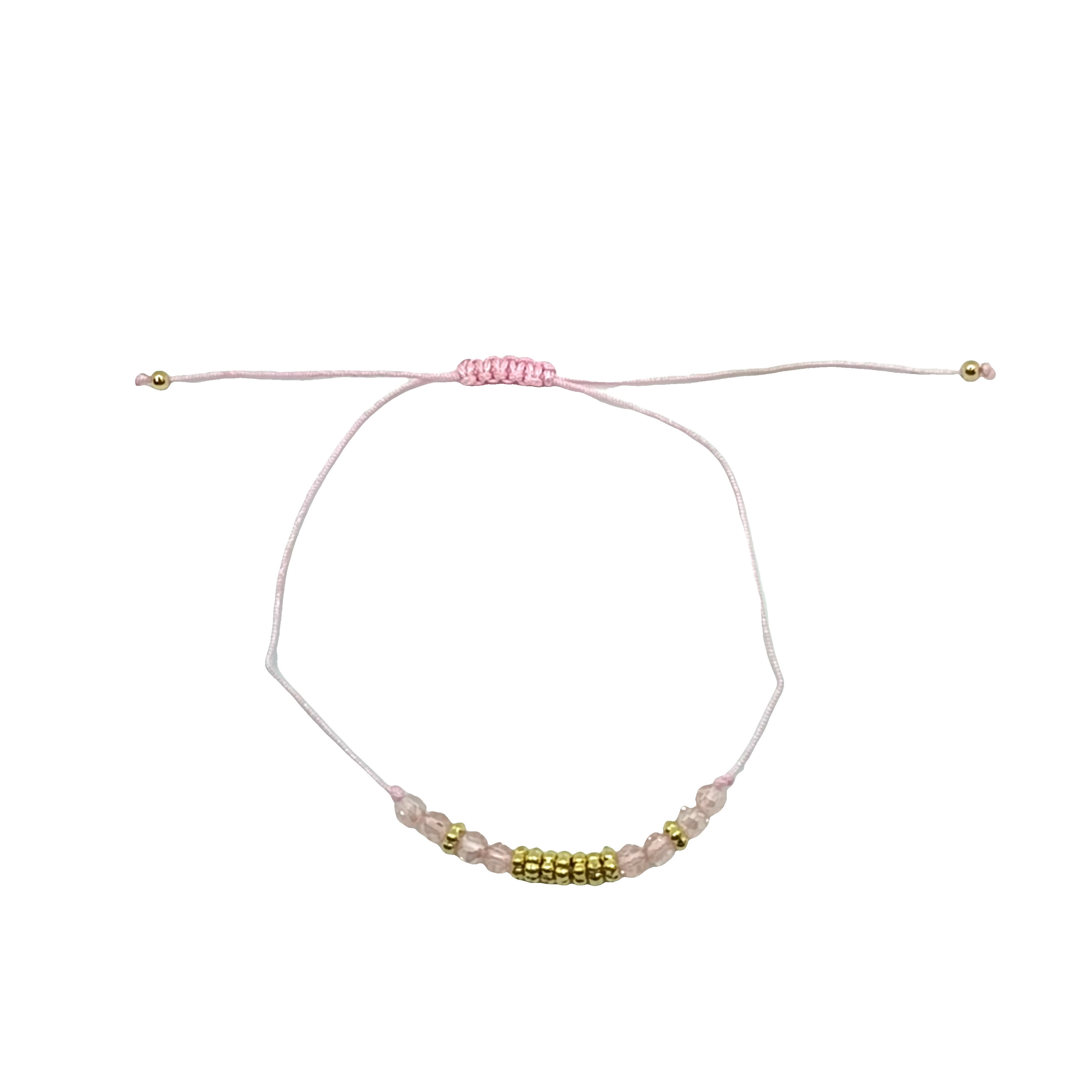 Bransoletka z koralików kryształowych w kolorze czerwono-pomarańczowym