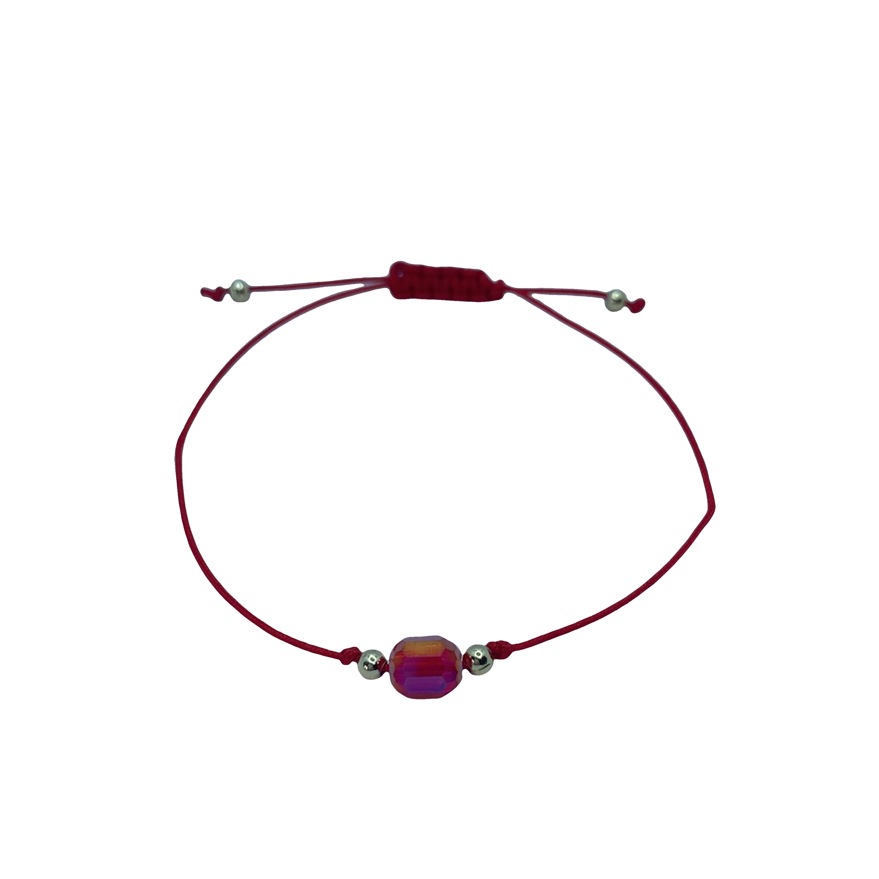 Bransoletka z łańcuszkiem z kwarcu kaboszonowego