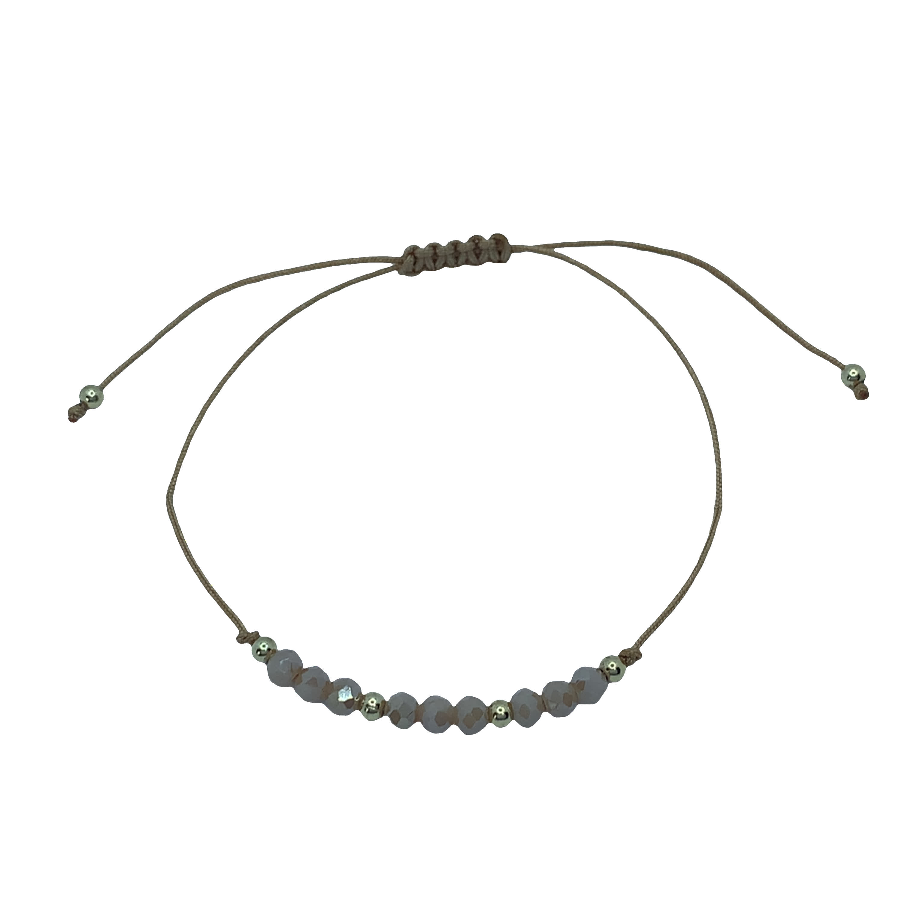 Bransoletka z koralików kryształowych