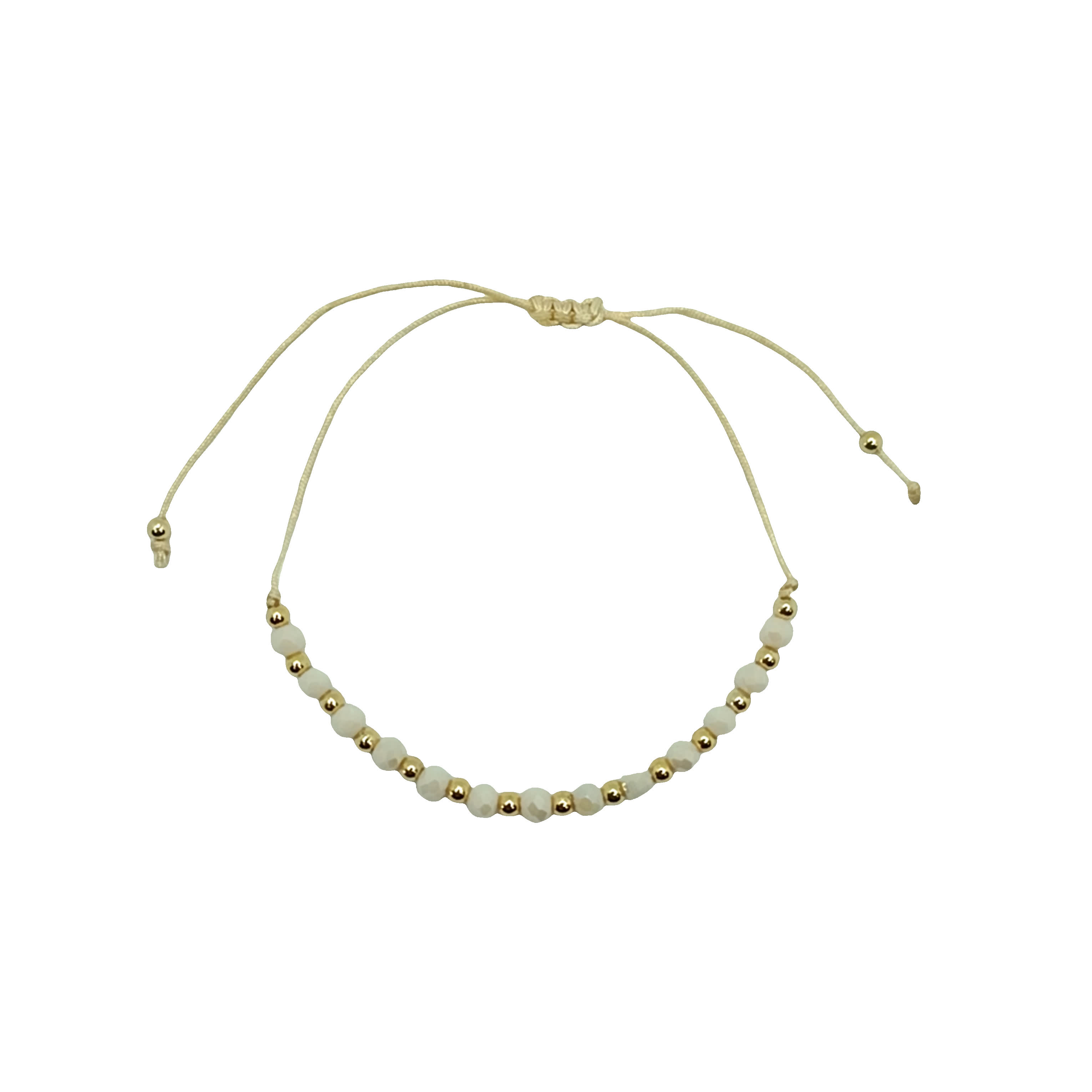 Bransoletka z koralików kryształowych