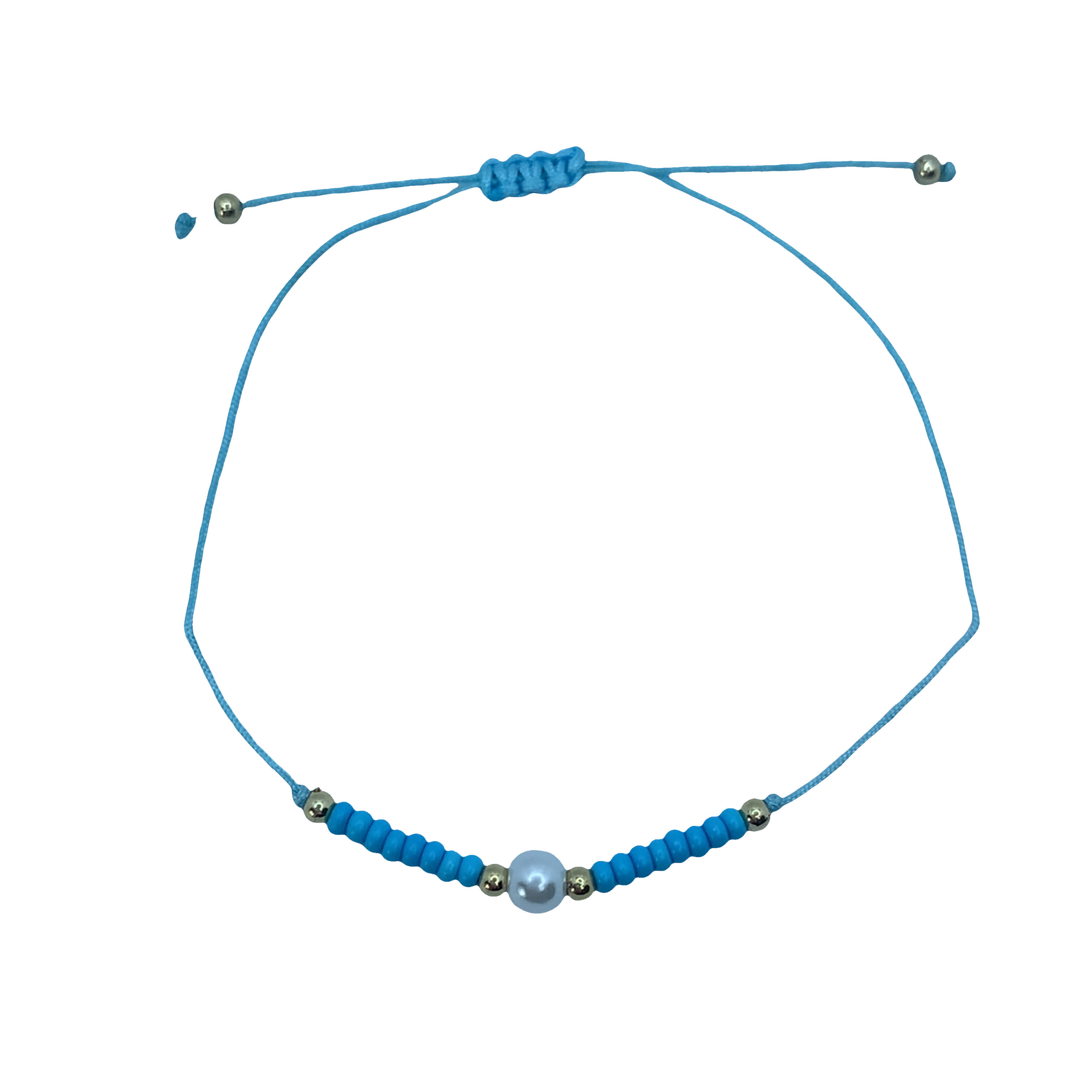 Bransoletka z pereł i koralików