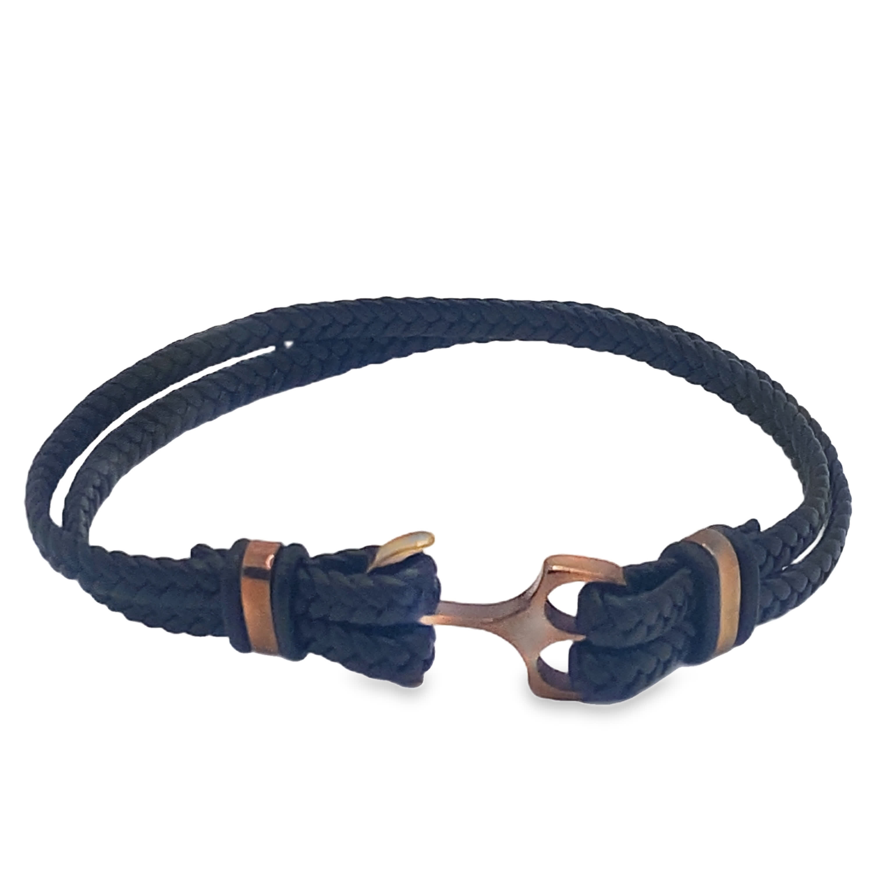 Nowoczesna pleciona bransoletka bez łańcuszka