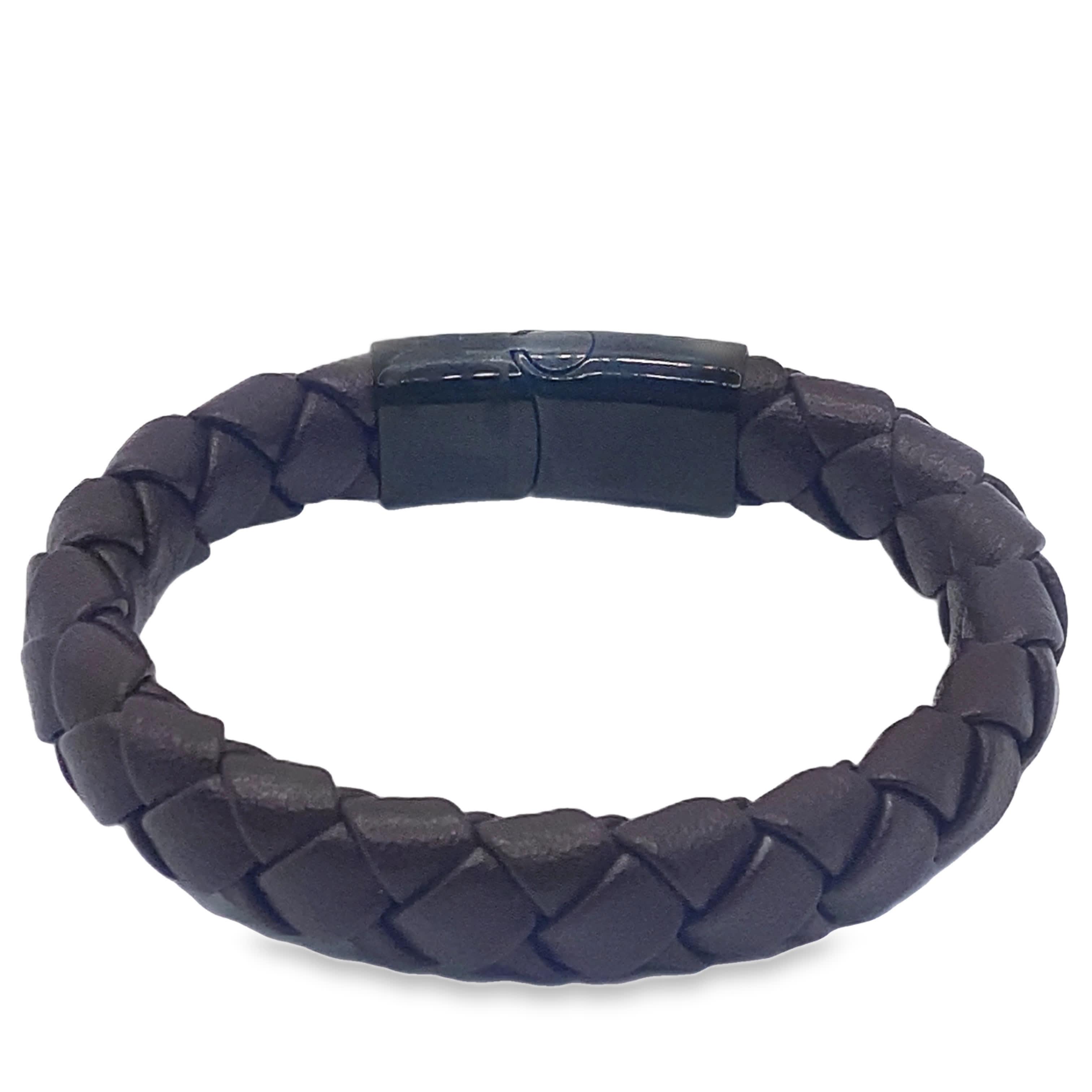 Wyrafinowana pleciona bransoletka bez łańcuszka