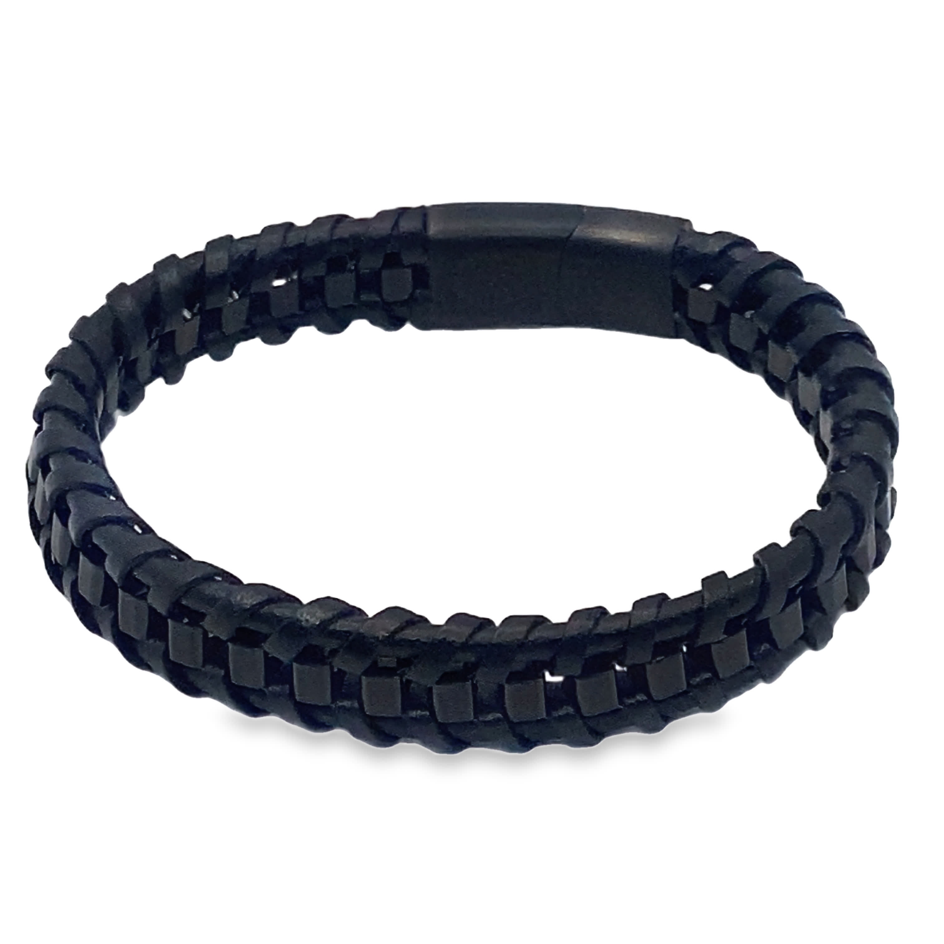 Bransoletka z tkanego łańcuszka bez metalu