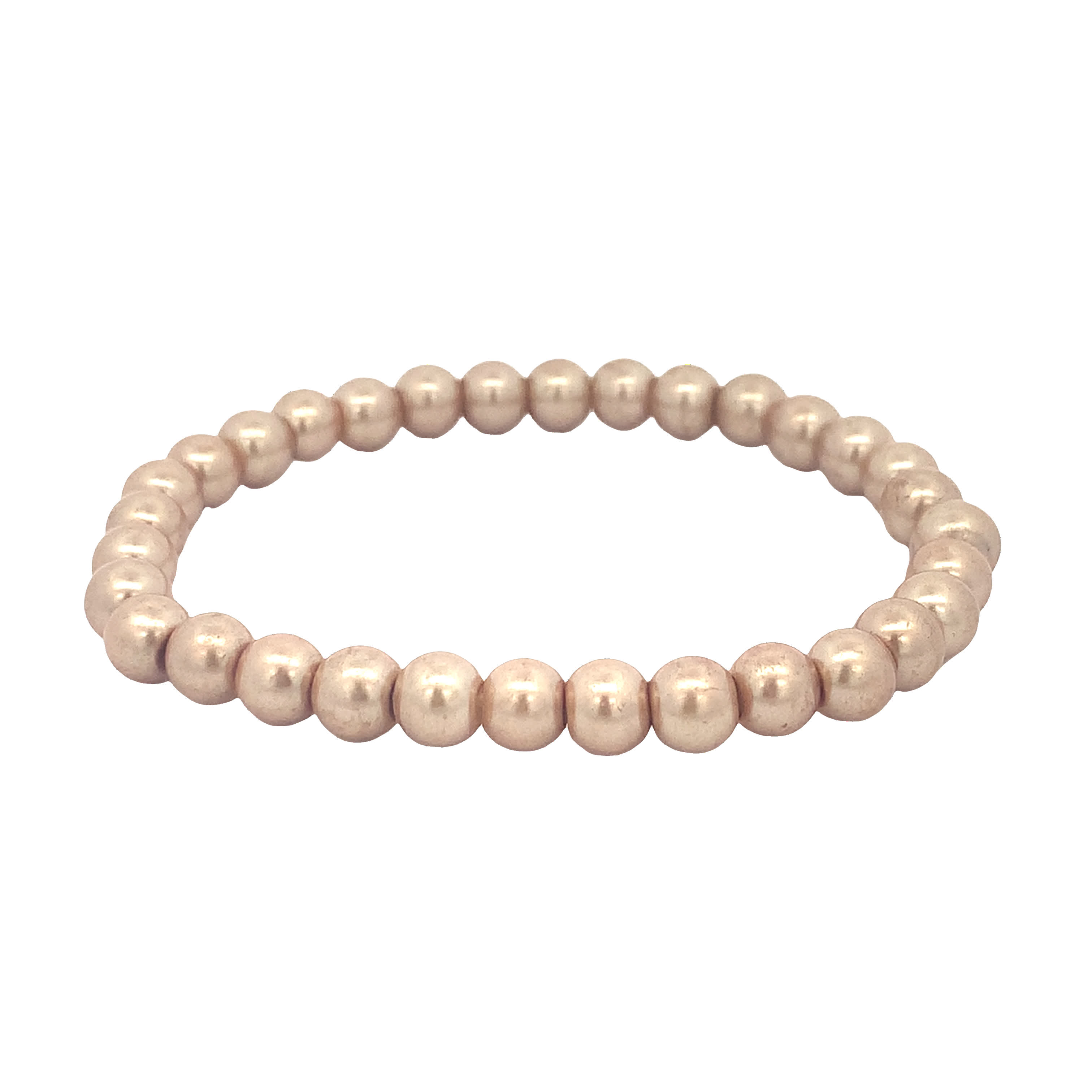 Bransoletka z koralików z pereł w kolorze czerwono-pomarańczowym