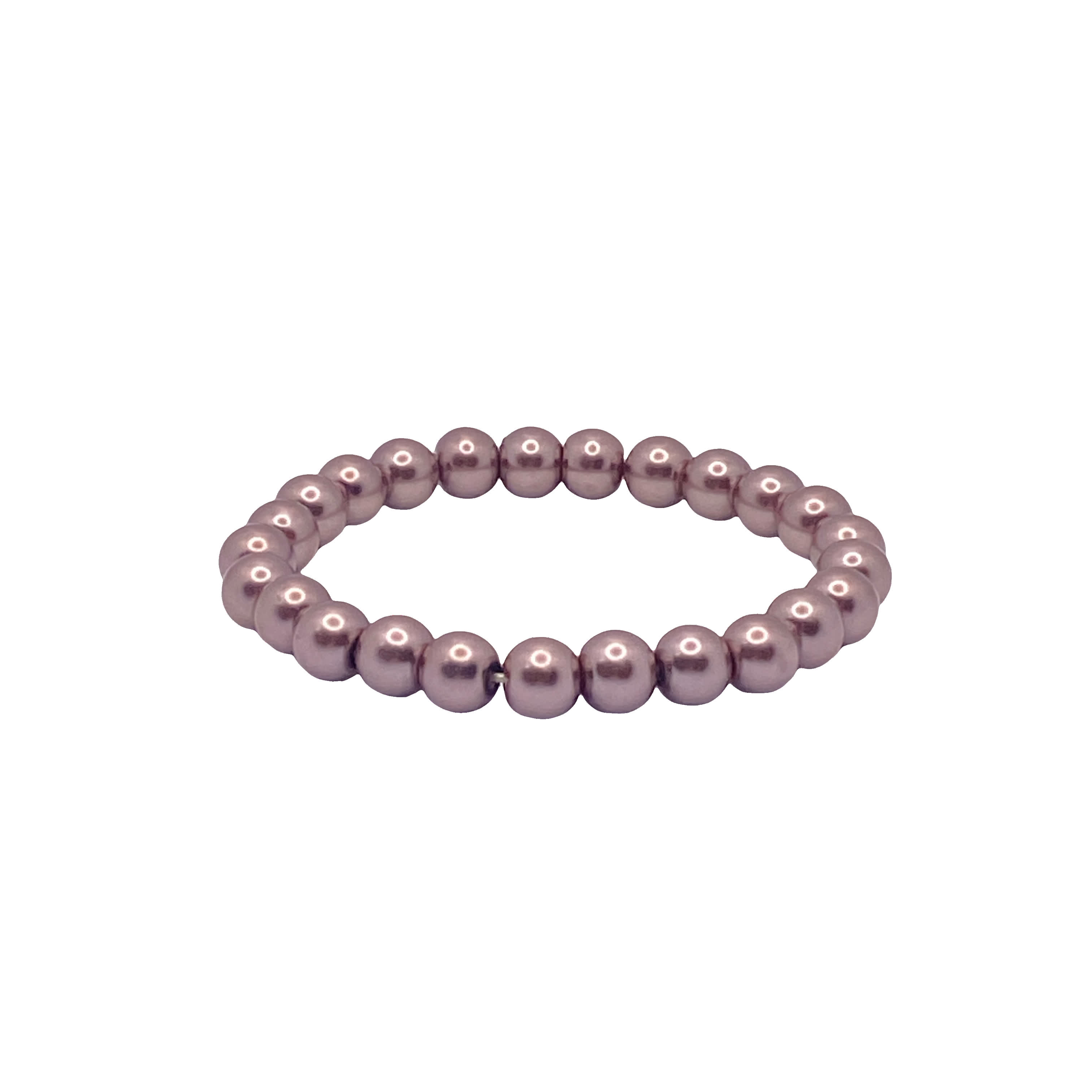 Elegancka bransoletka z czerwonych pereł z koralikami