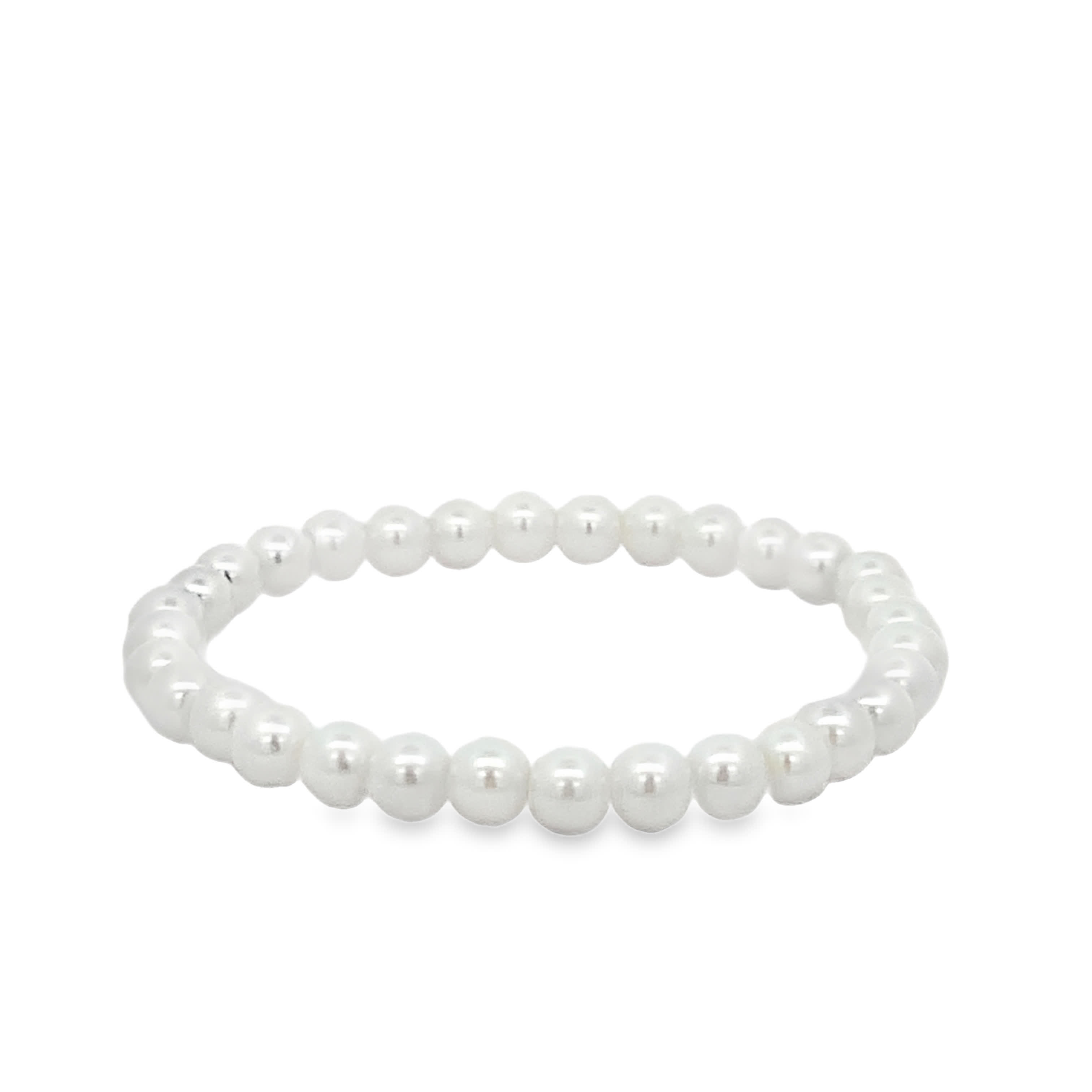 Elegancka bransoletka z pereł i koralików