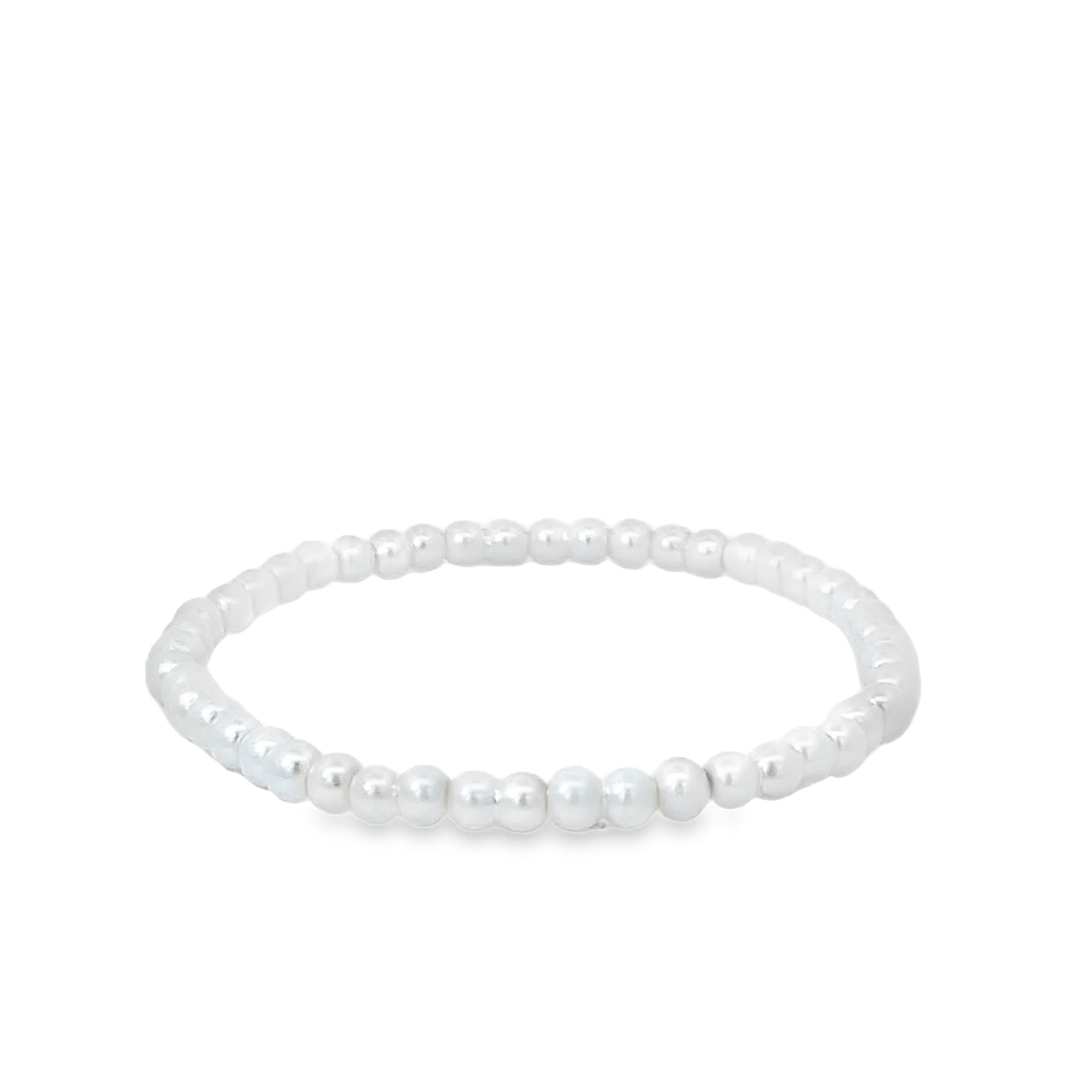 Elegancka bransoletka z pereł i koralików