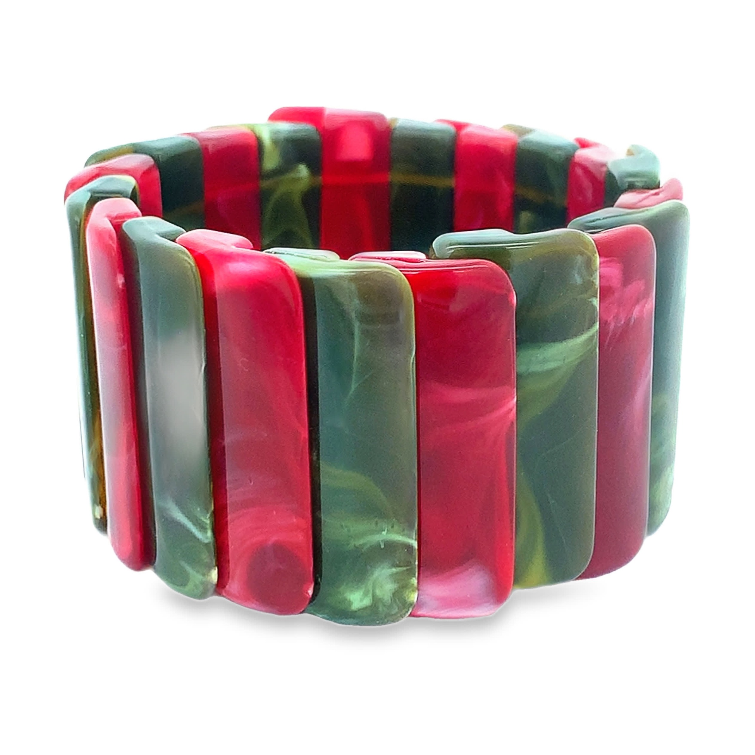 Bransoletka typu bangle z niemetalu o nowoczesnym wzornictwie