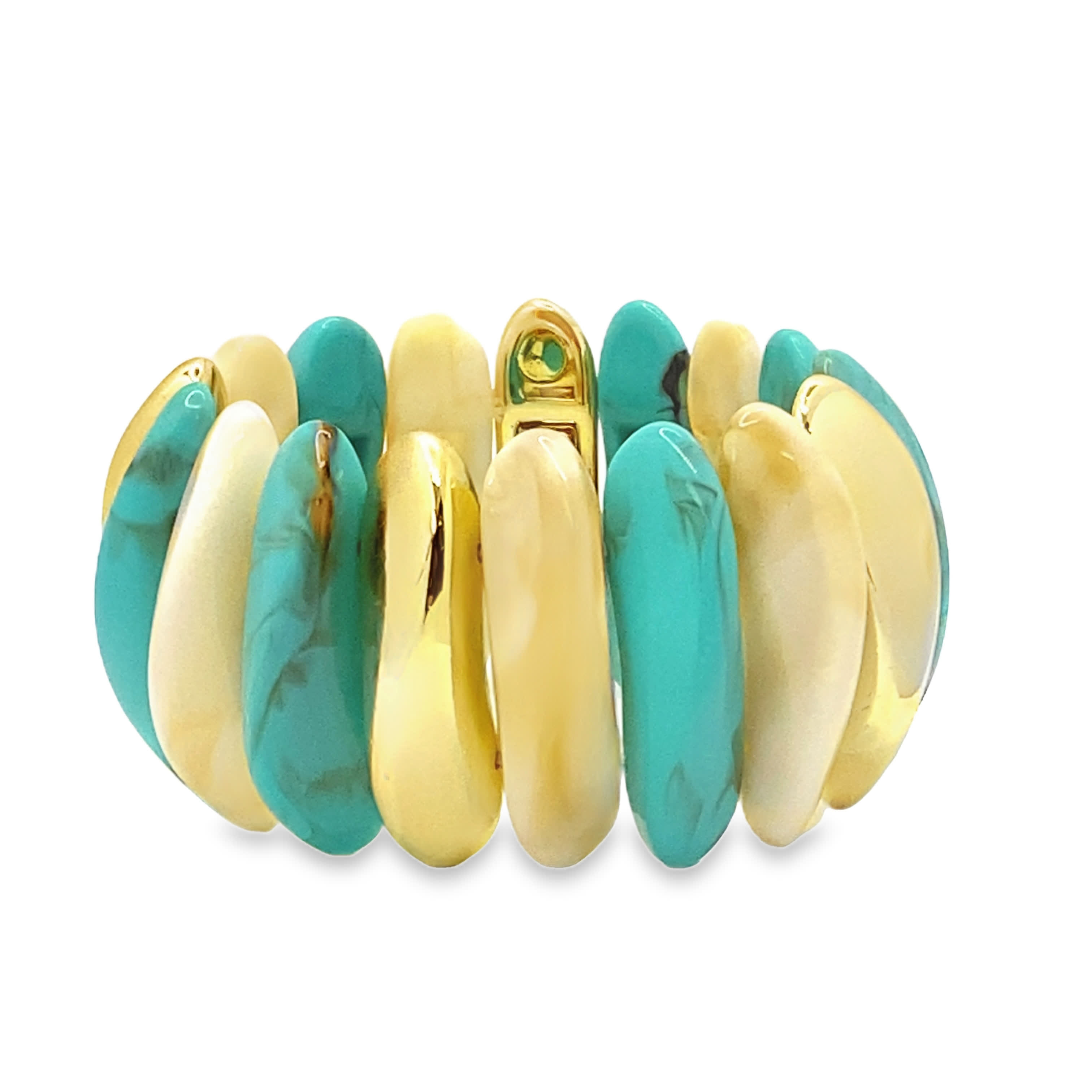 Bransoletka z koralików w kolorze stali