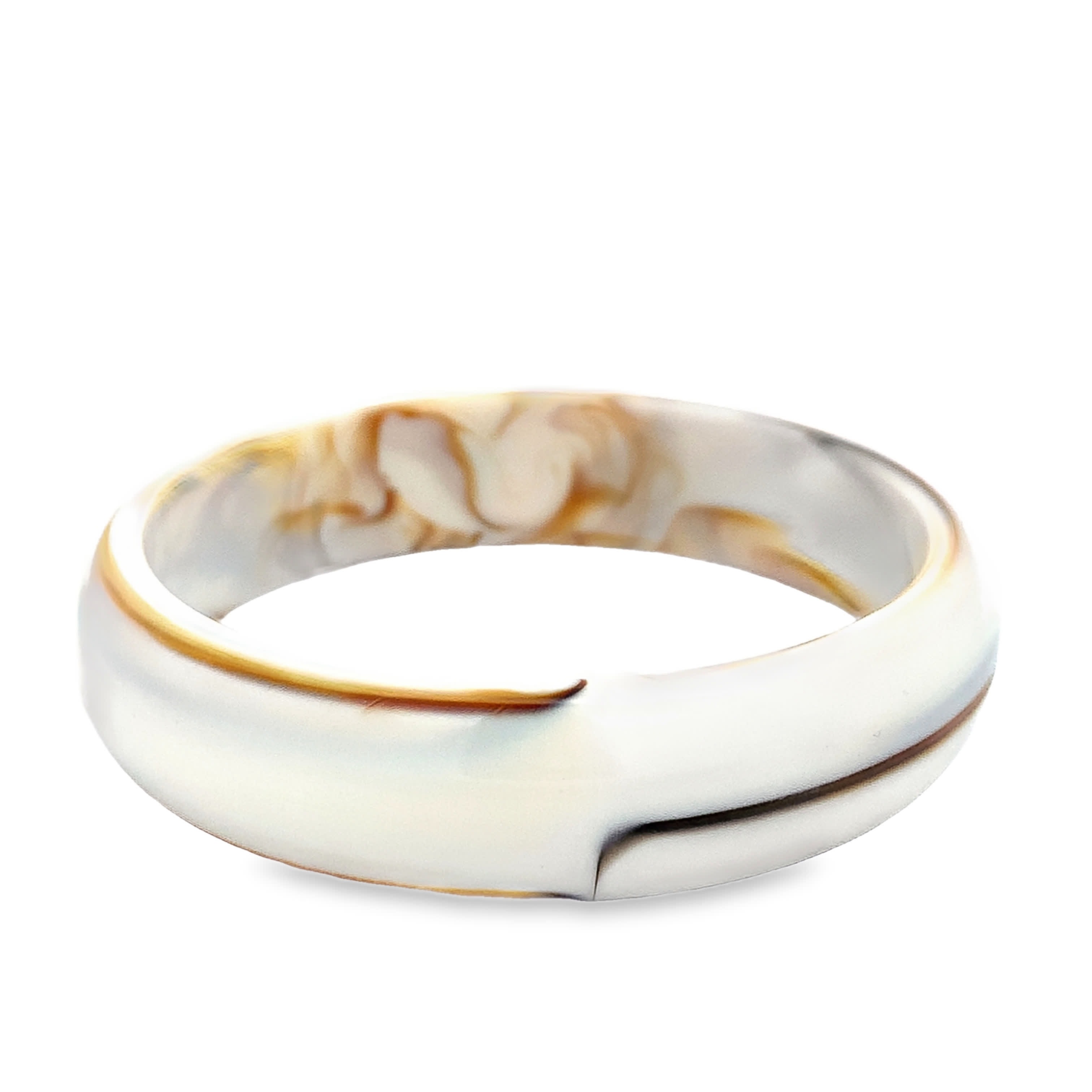 Bransoletka typ bangle imitacja naturalnego howlitu