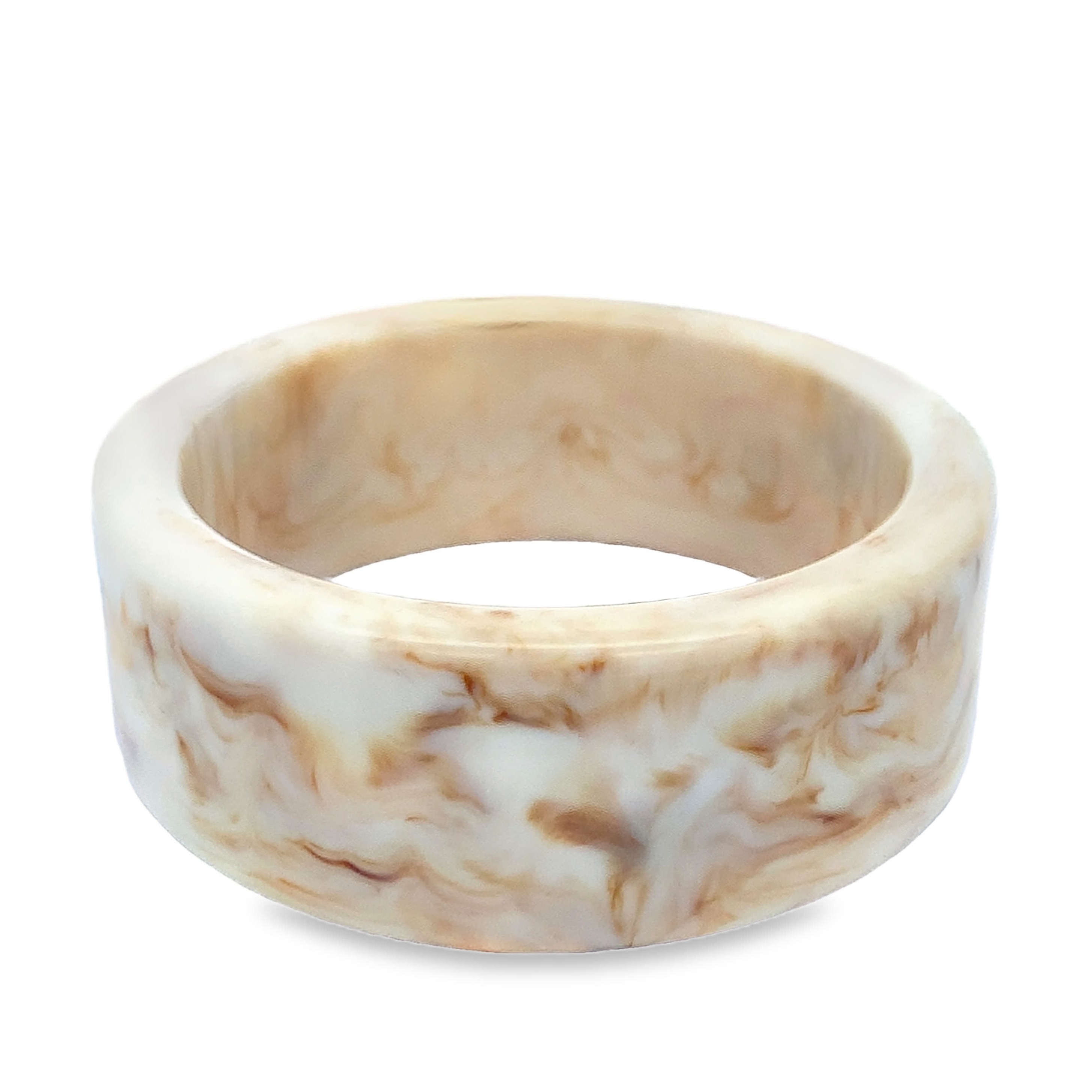 Bransoletka typu bangle w marmurkowym wzorze