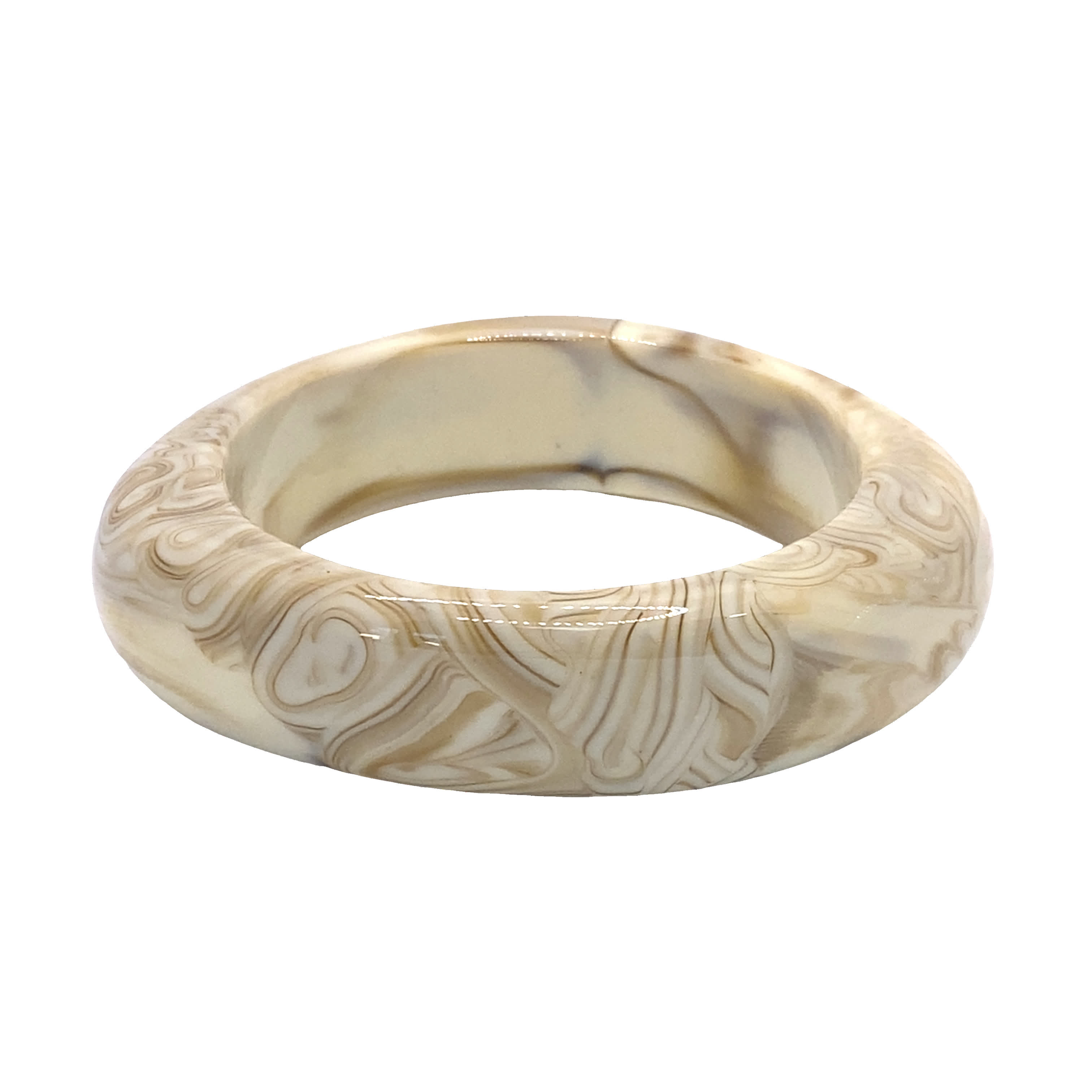 Bangle piaskowy marmur