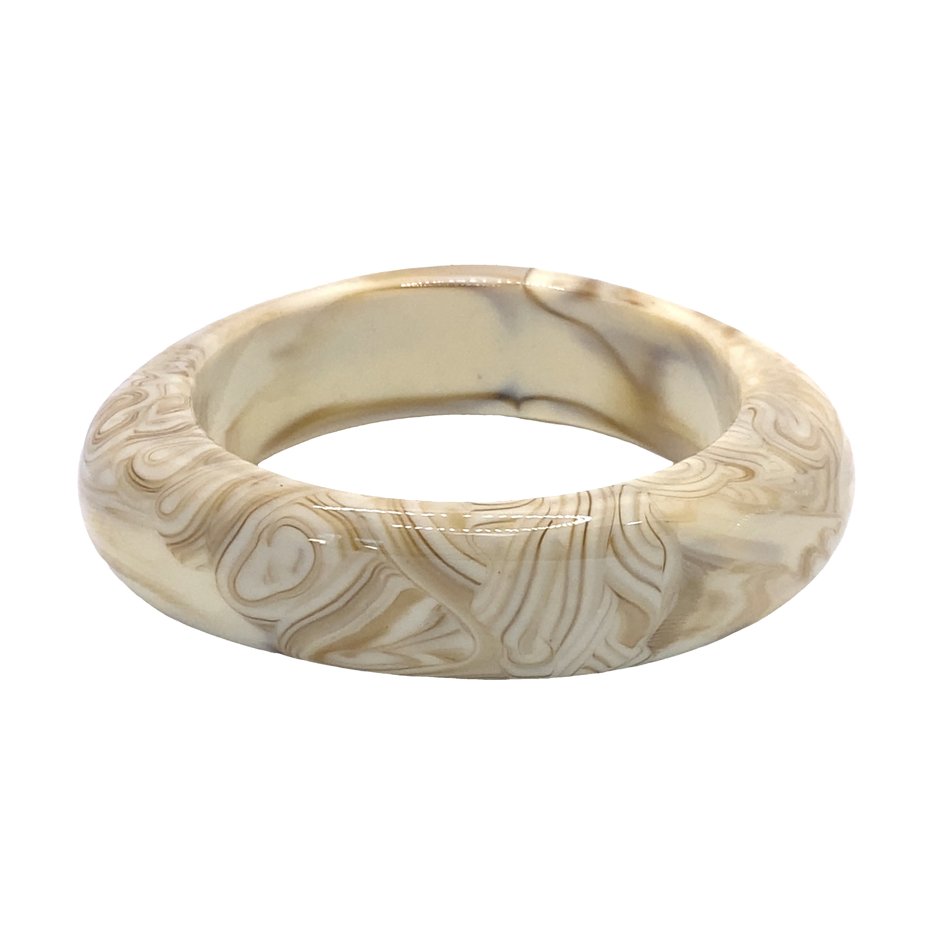 Bangle piaskowy marmur