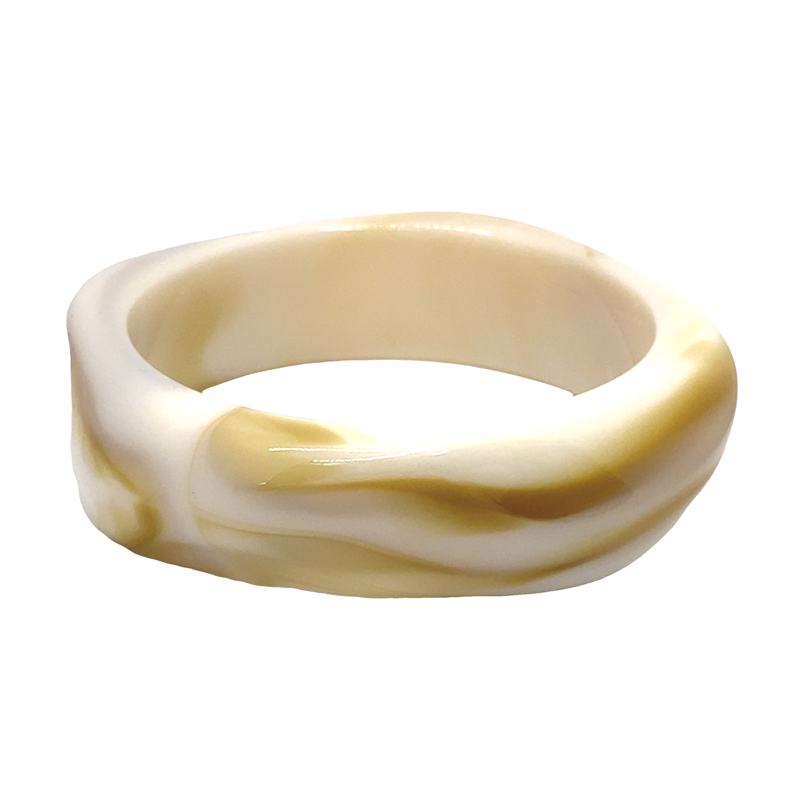 Elegancka bransoletka typu bangle z wirującym wzorem