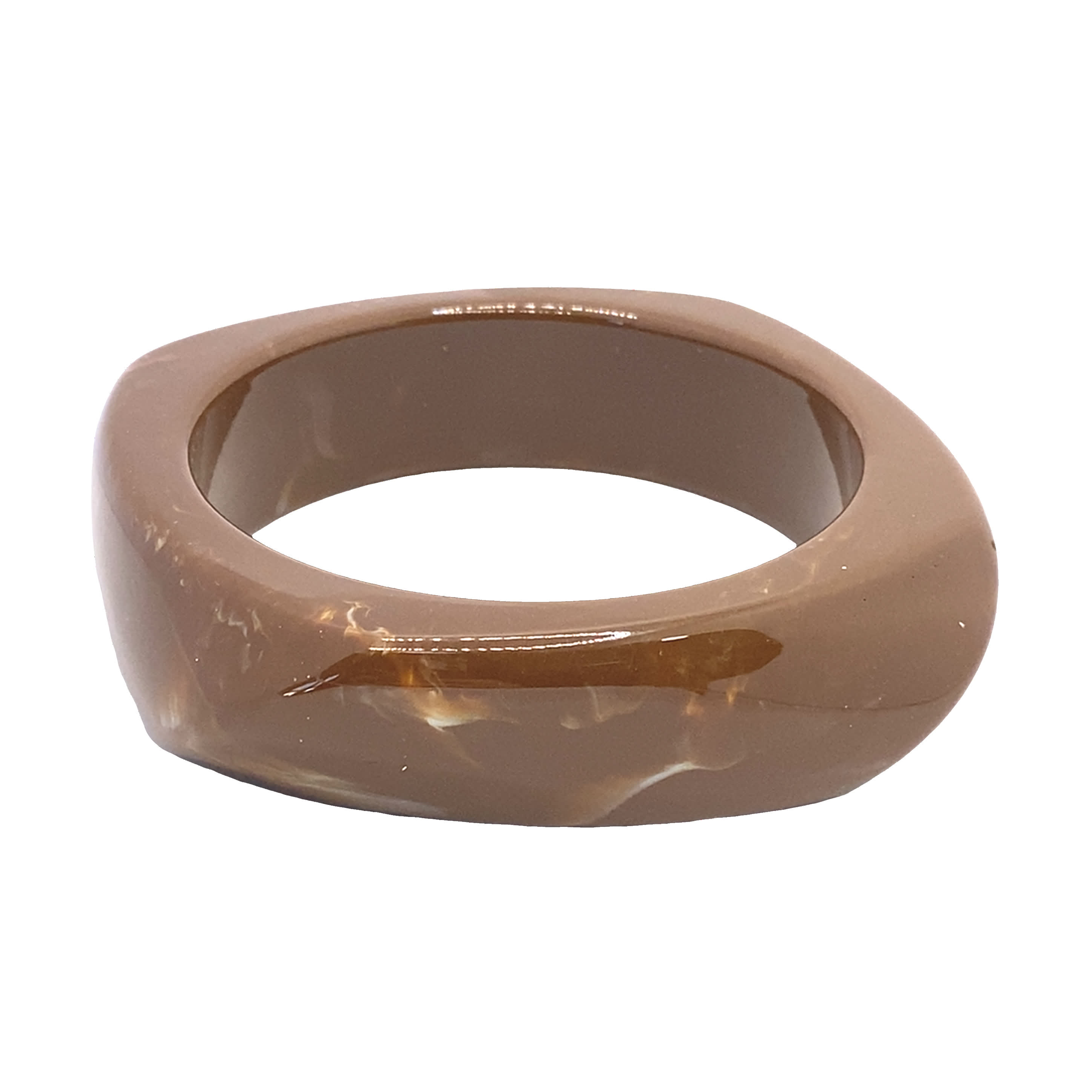 Wyrafinowana bransoletka z wzorem inspirowanym naturalnym kamieniem bangle