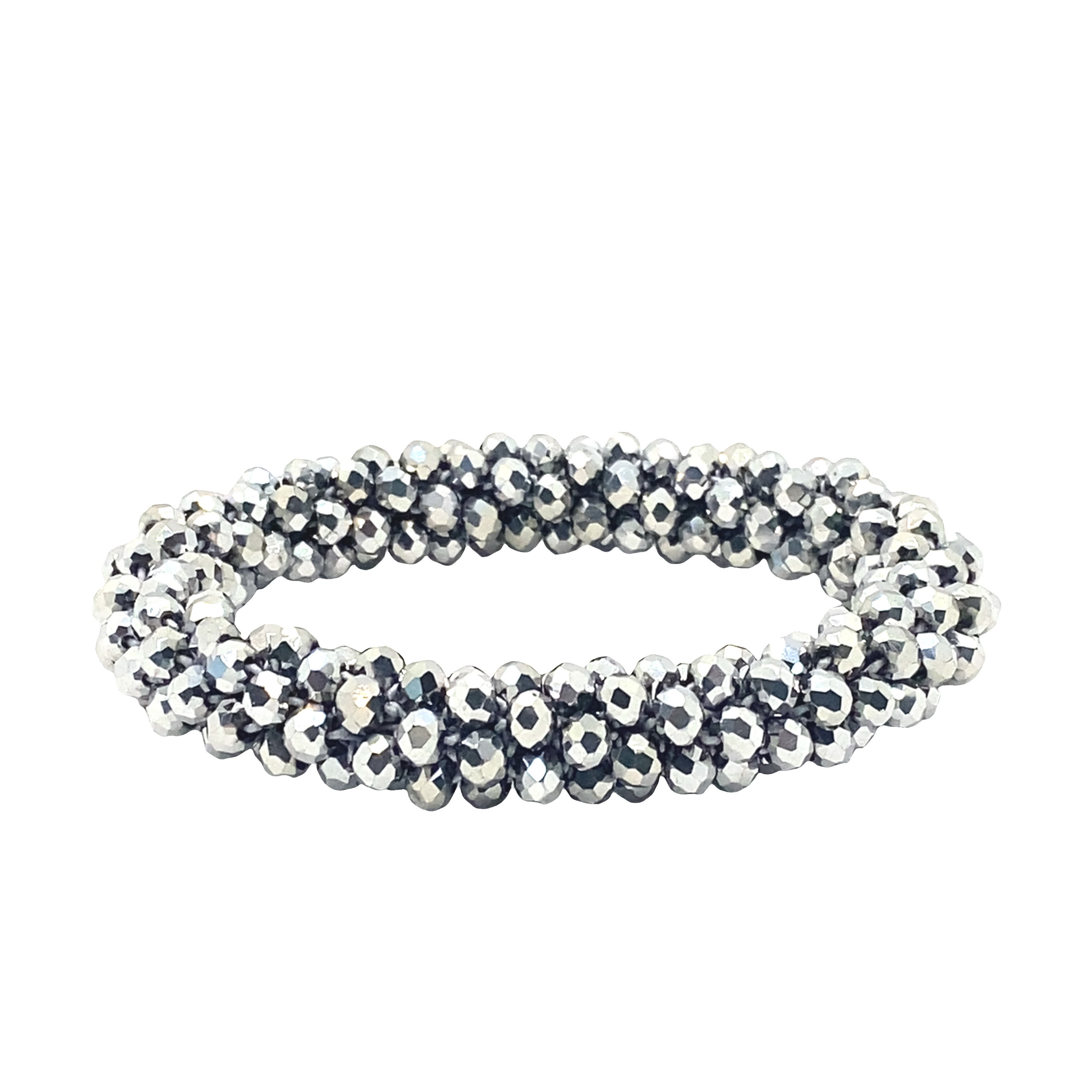 Elegancka bransoletka z koralików kryształowych