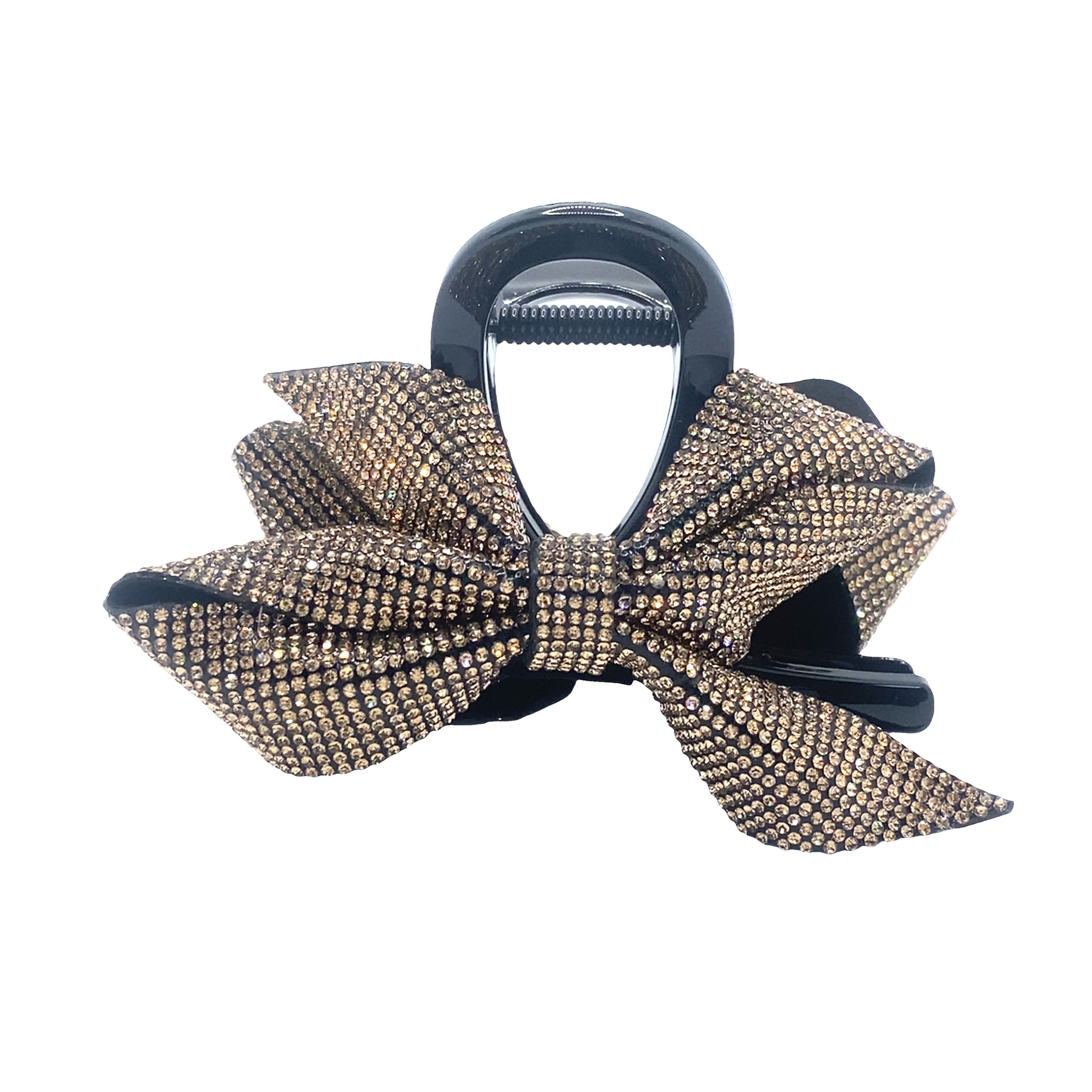 Spinka do włosów z kokardką z kryształkami Elegancki dodatek do stylizacji