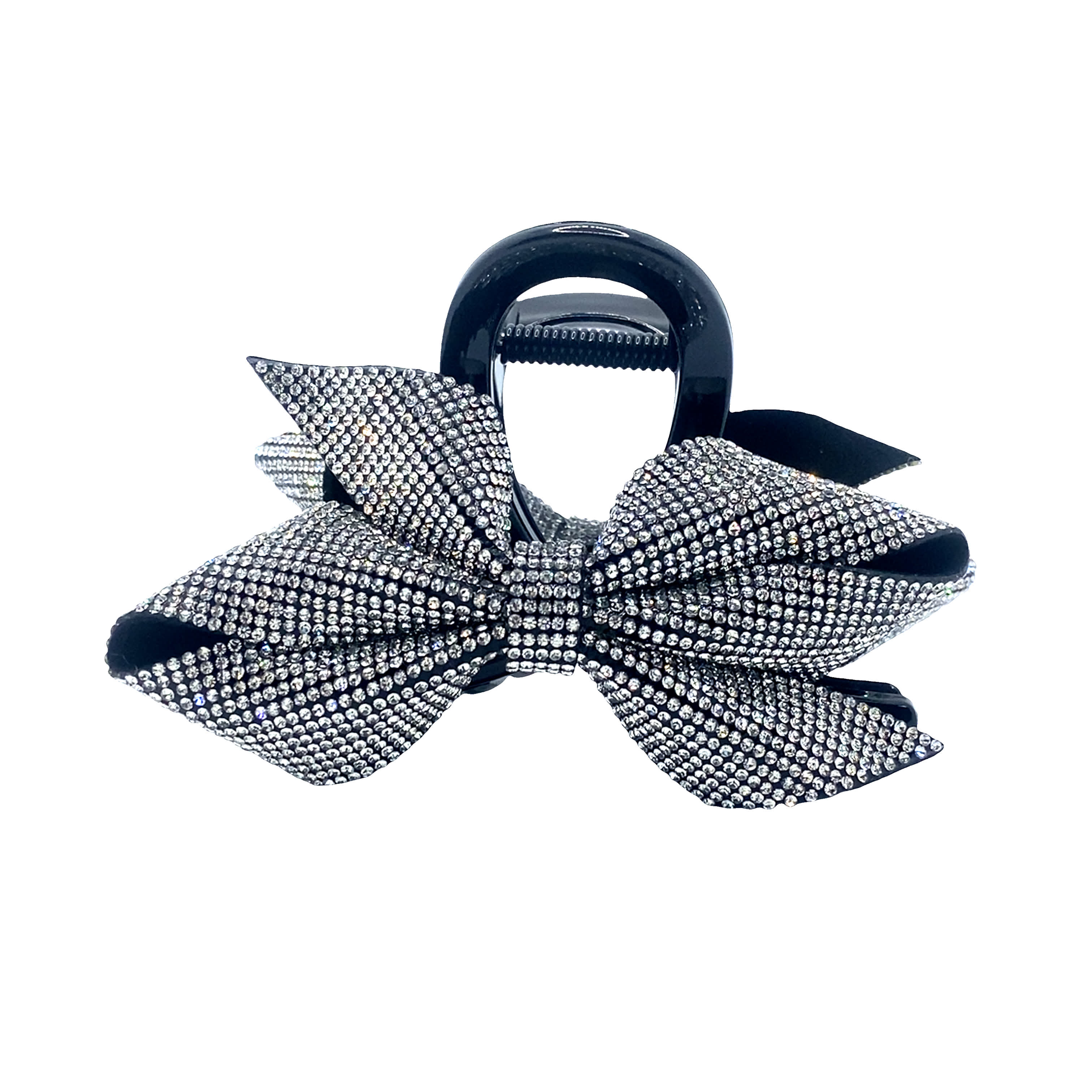 Spinka do włosów z kokardką zdobioną kryształkami