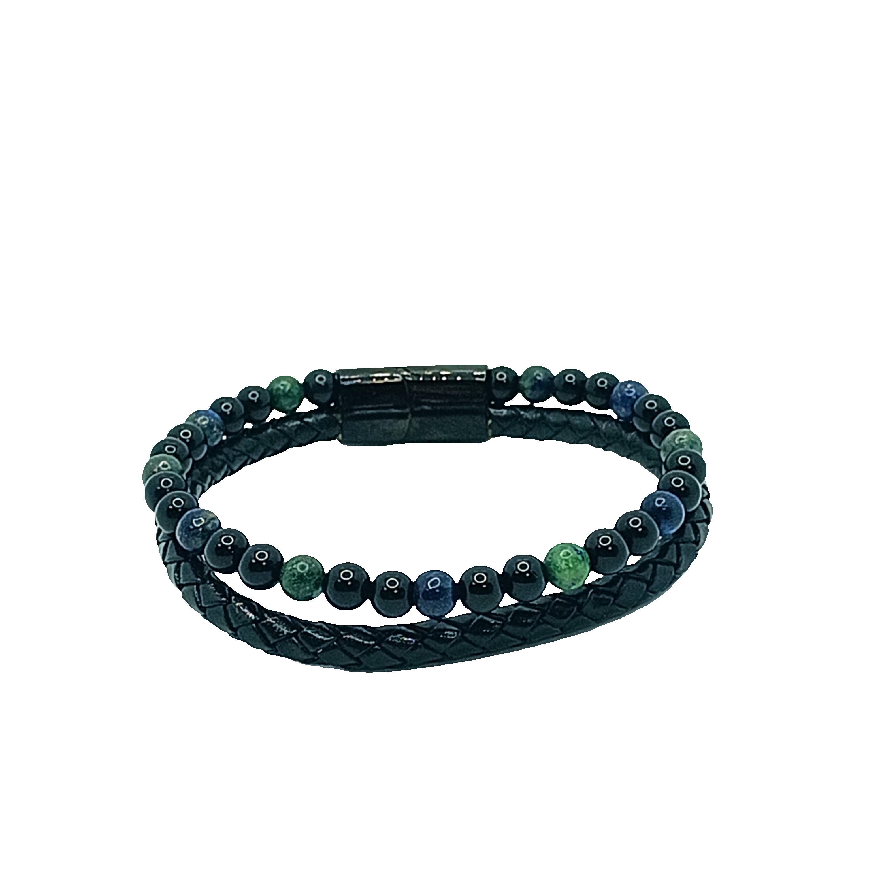 Bransoletka z koralików jadeitowych