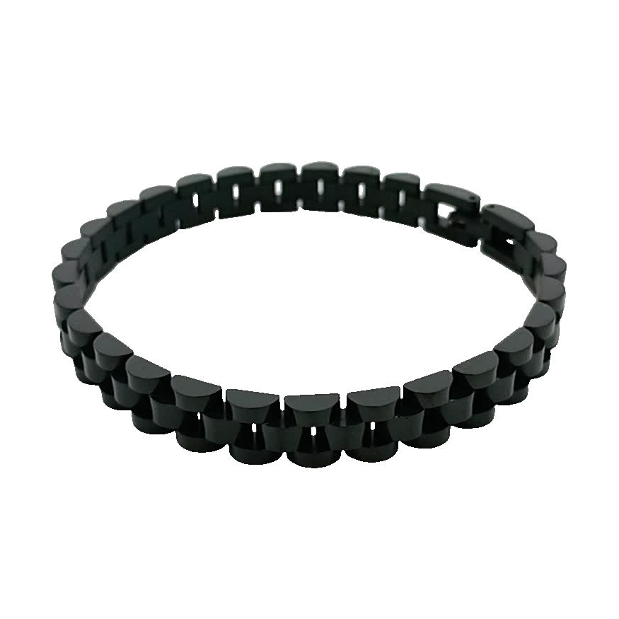 Elegancki czarny design bransoletki