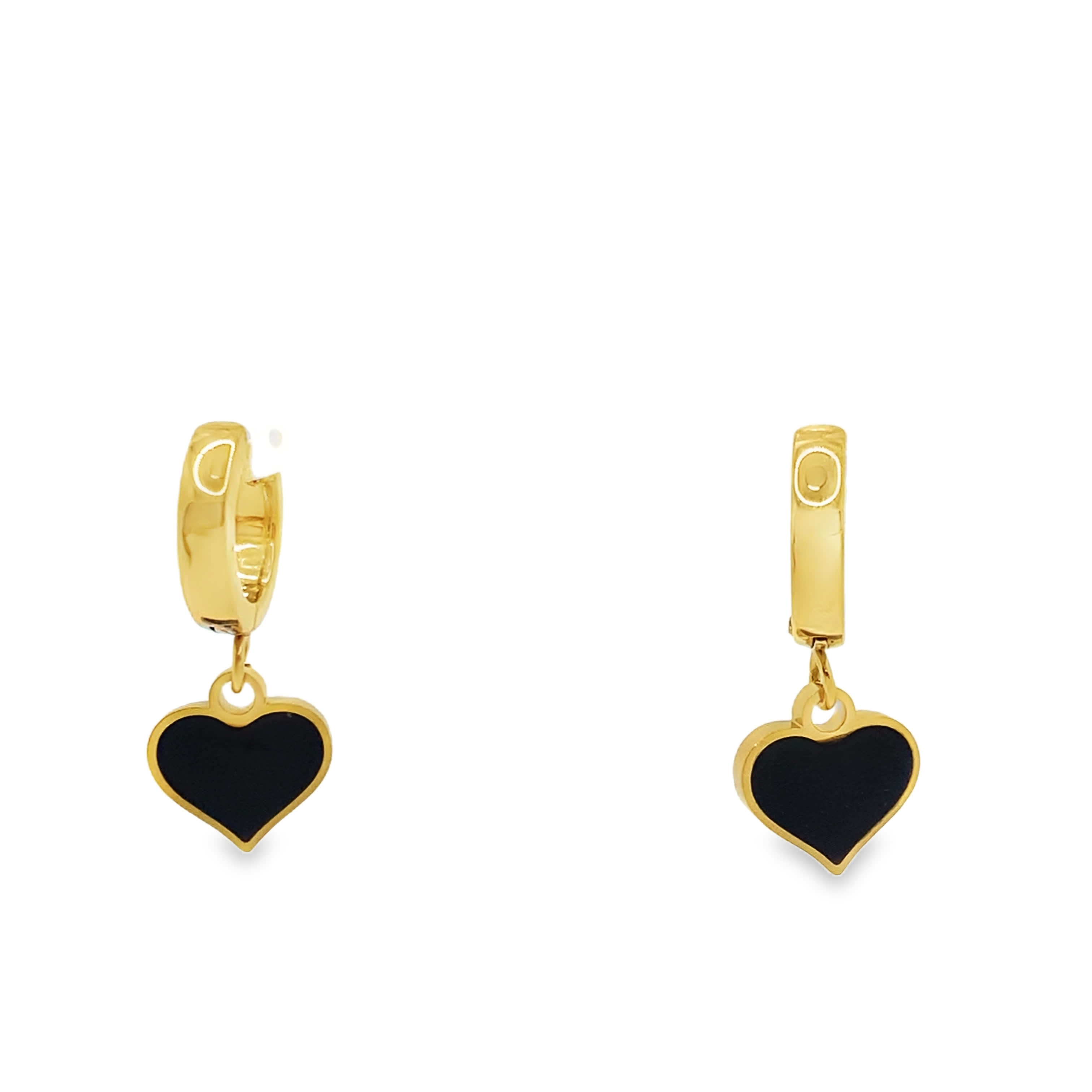 Klasyczne złocone kolczyki koła