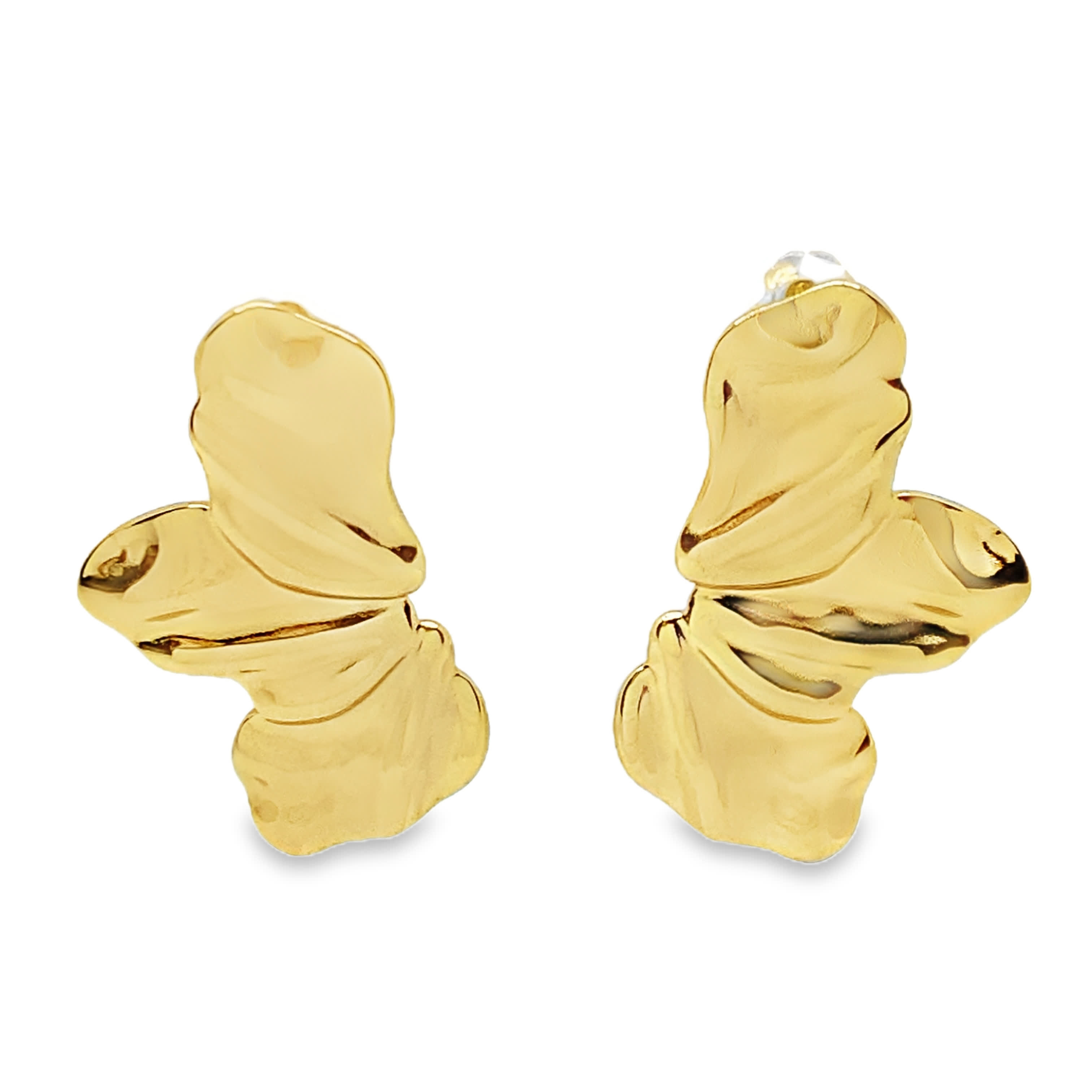 Rzeźbione kolczyki-klipsy w 2