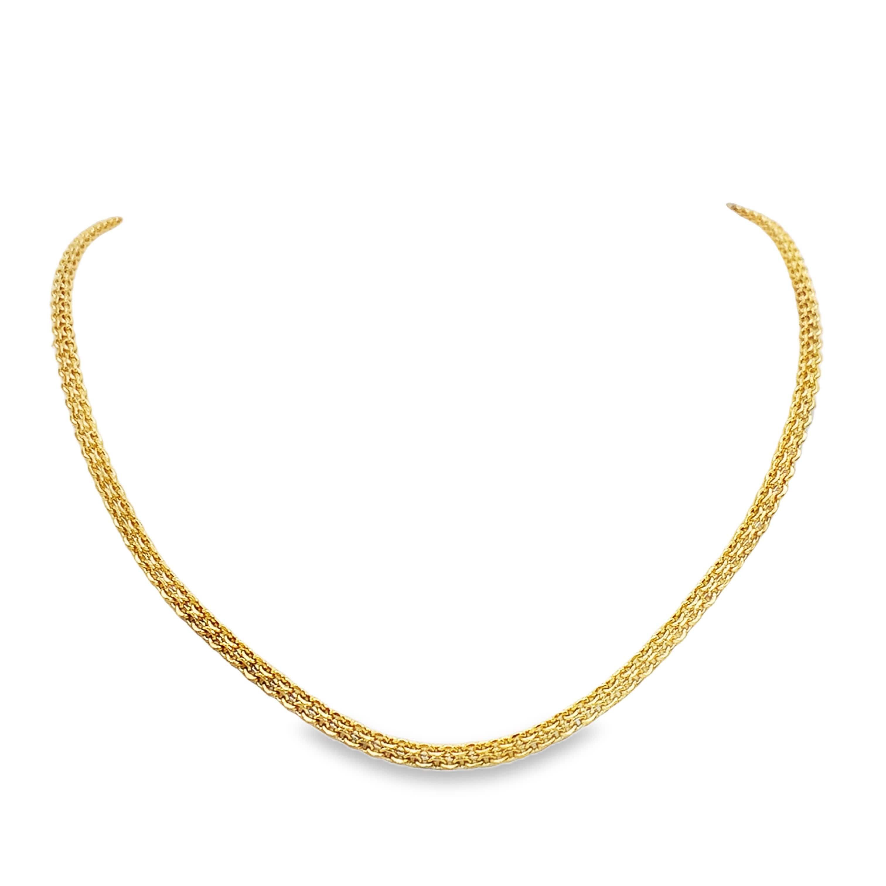 Klasyczny złocony naszyjnik