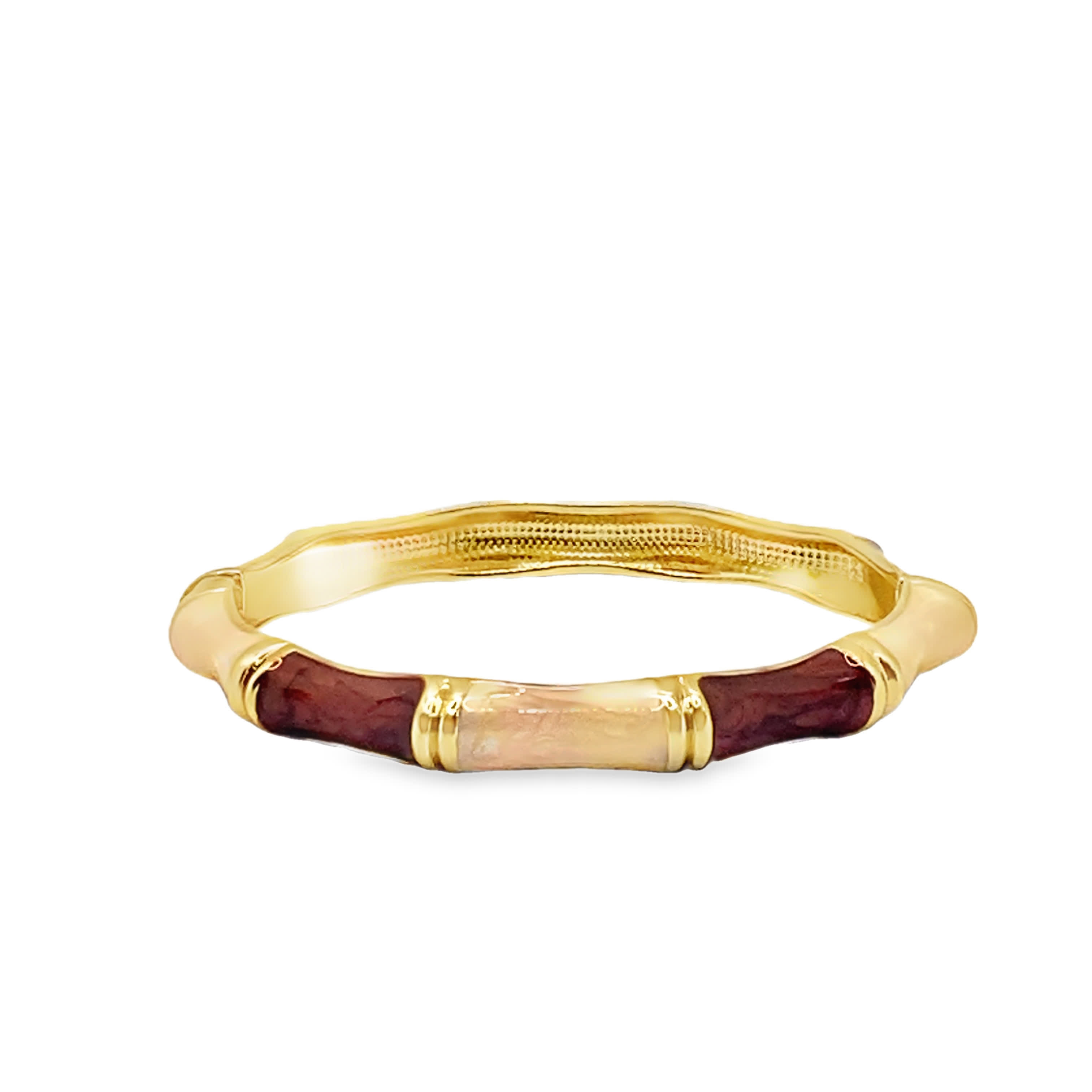 Bransoletka ze złoconej stali