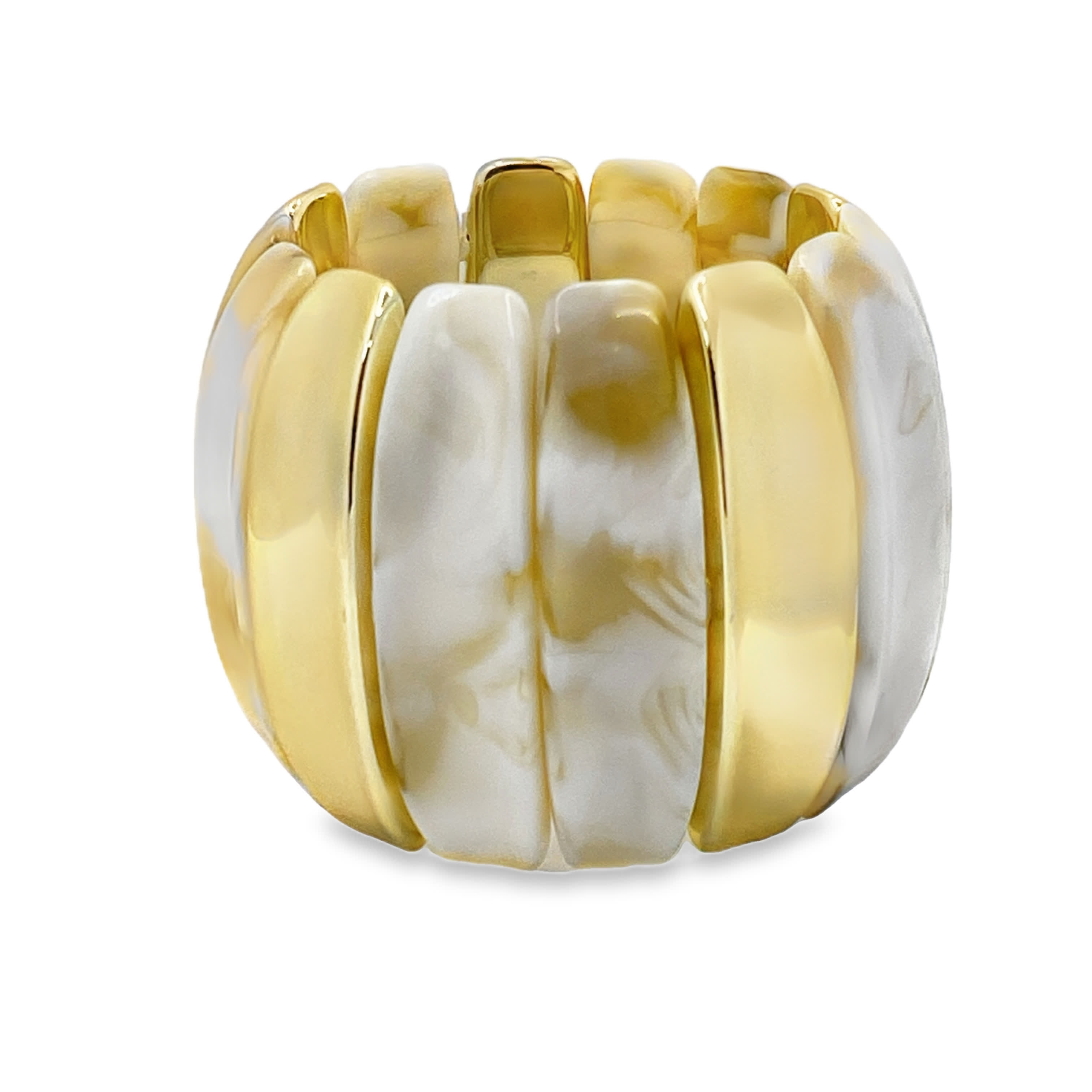 Nowoczesna bransoletka typu Swirl z akcentami