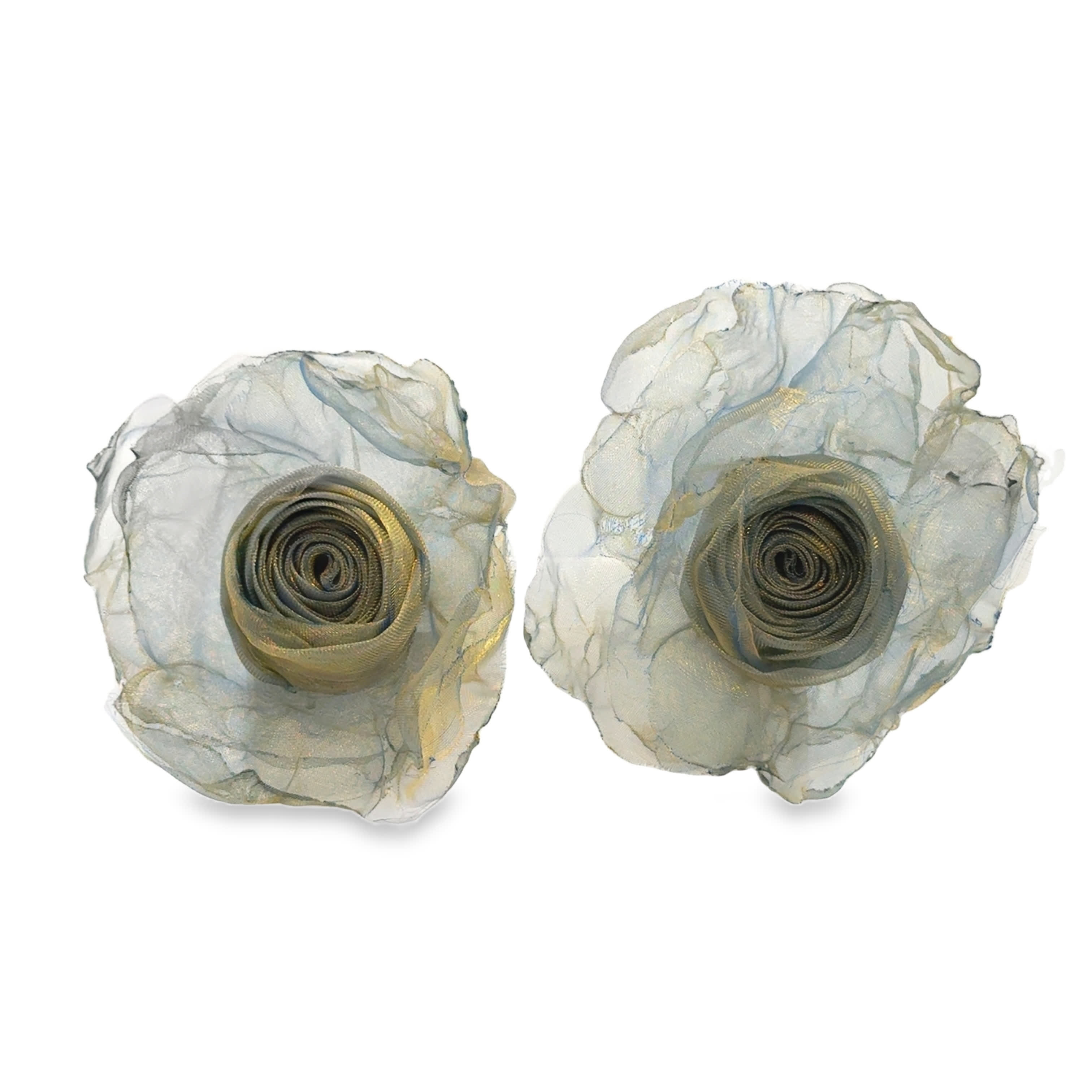 Kolczyki sztyfty wykonane ręcznie bez metalu