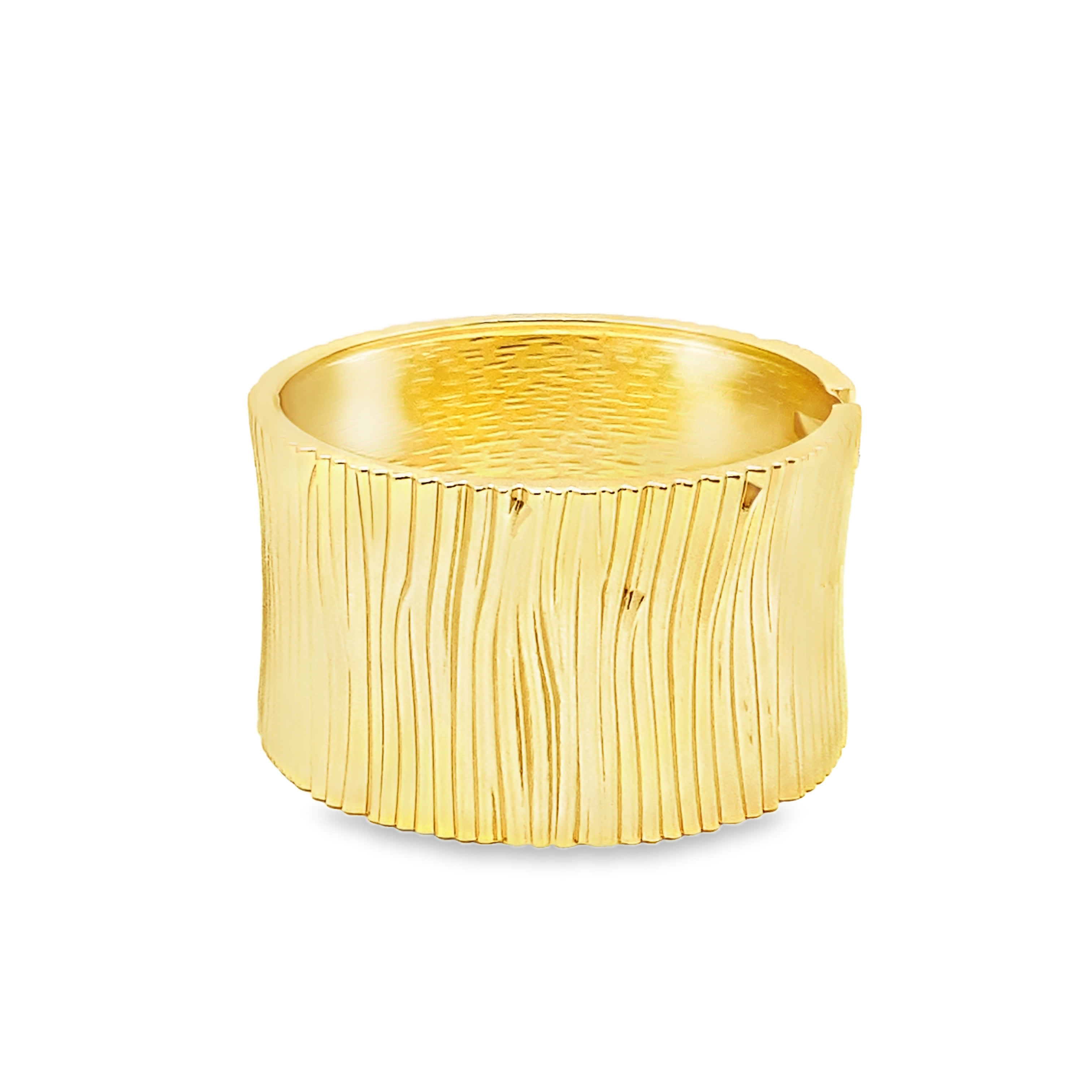 Nowoczesna bransoletka w kolorze żółtego złota